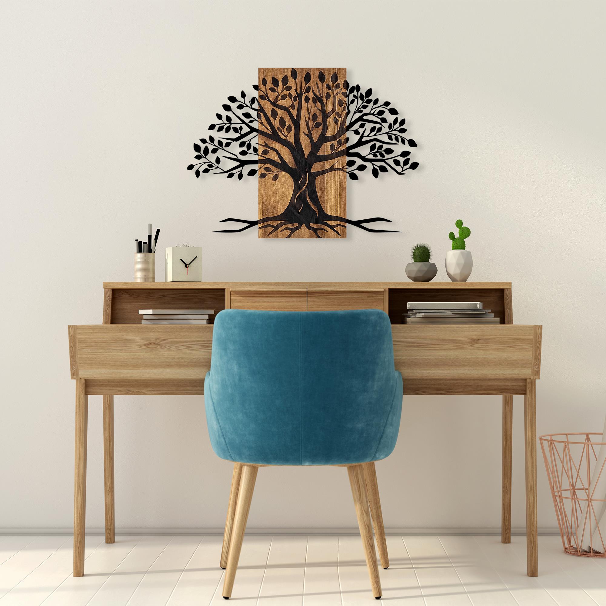 MA-382 Ahşap Metal Duvar Tablosu | ByLamp