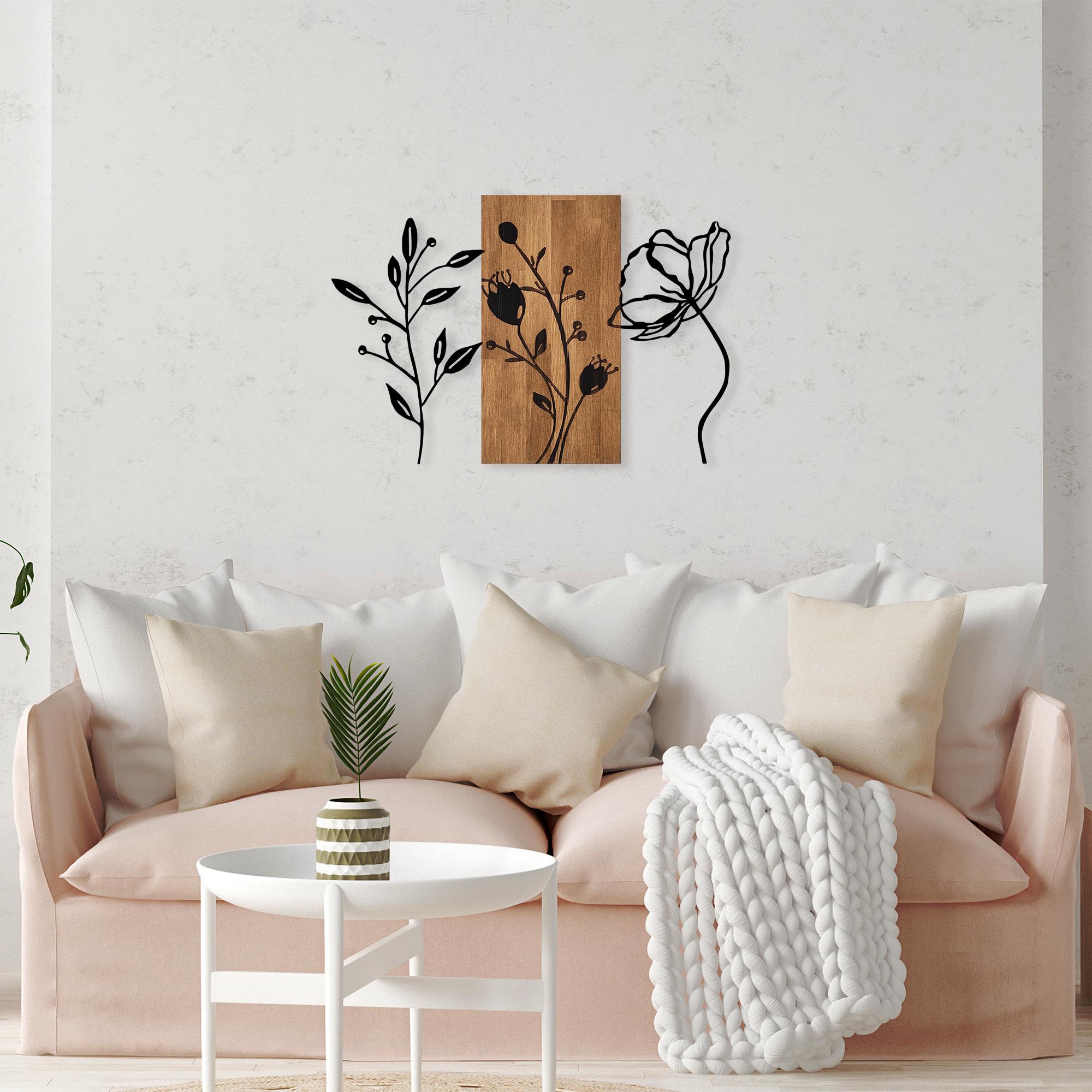 MA-383 Ahşap Metal Duvar Tablosu | ByLamp