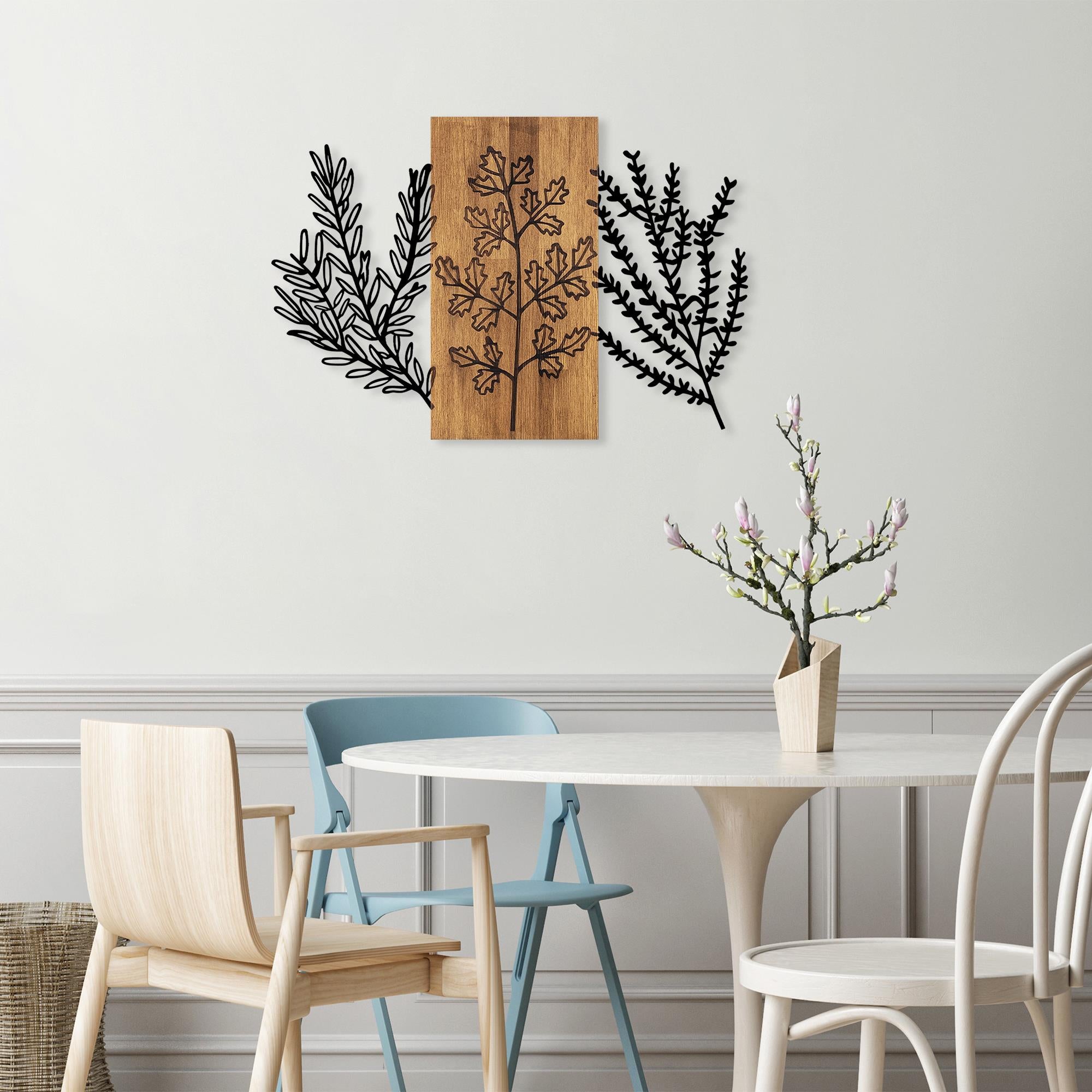 MA-385 Ahşap Metal Duvar Tablosu | ByLamp