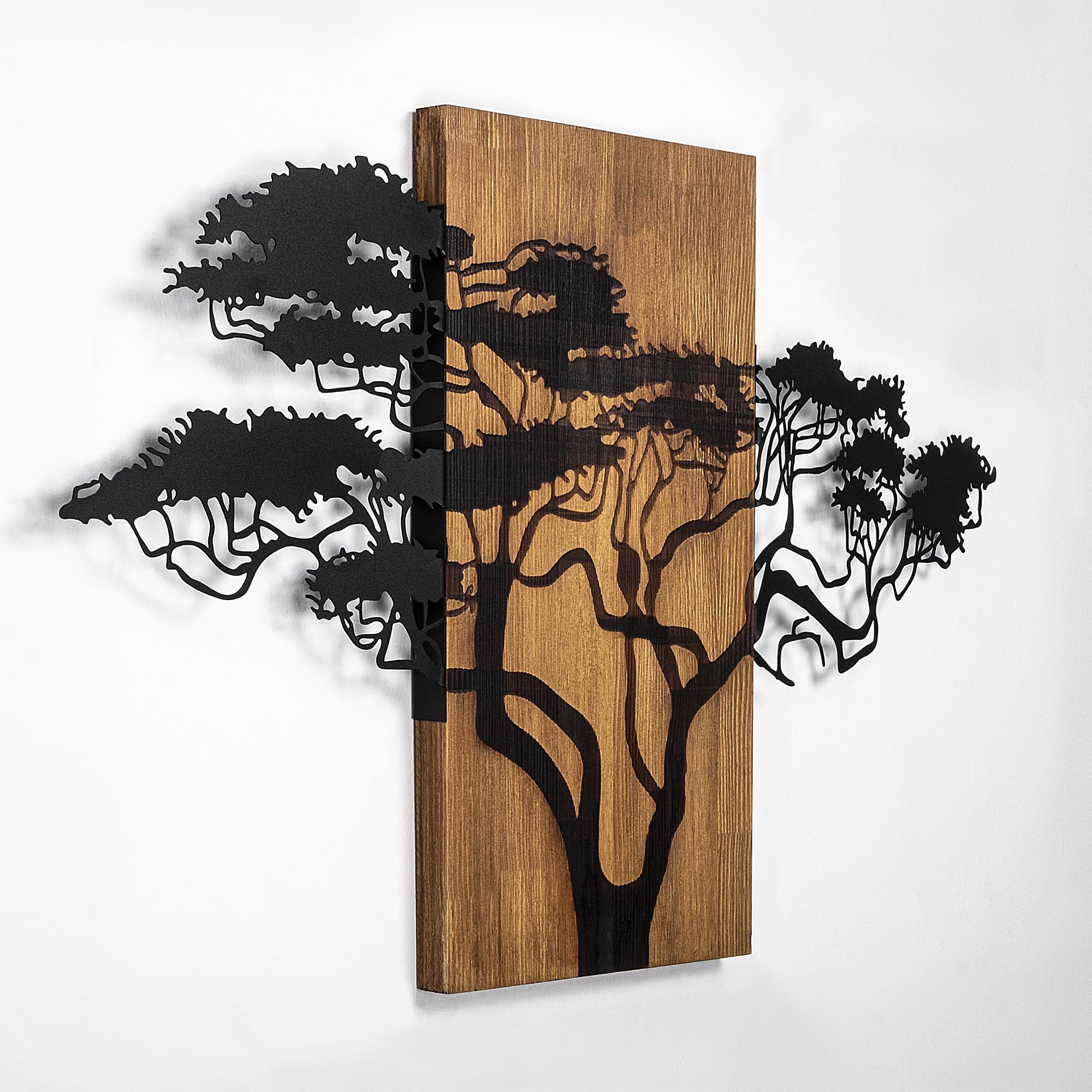 MA-387 Ahşap Metal Duvar Tablosu | ByLamp