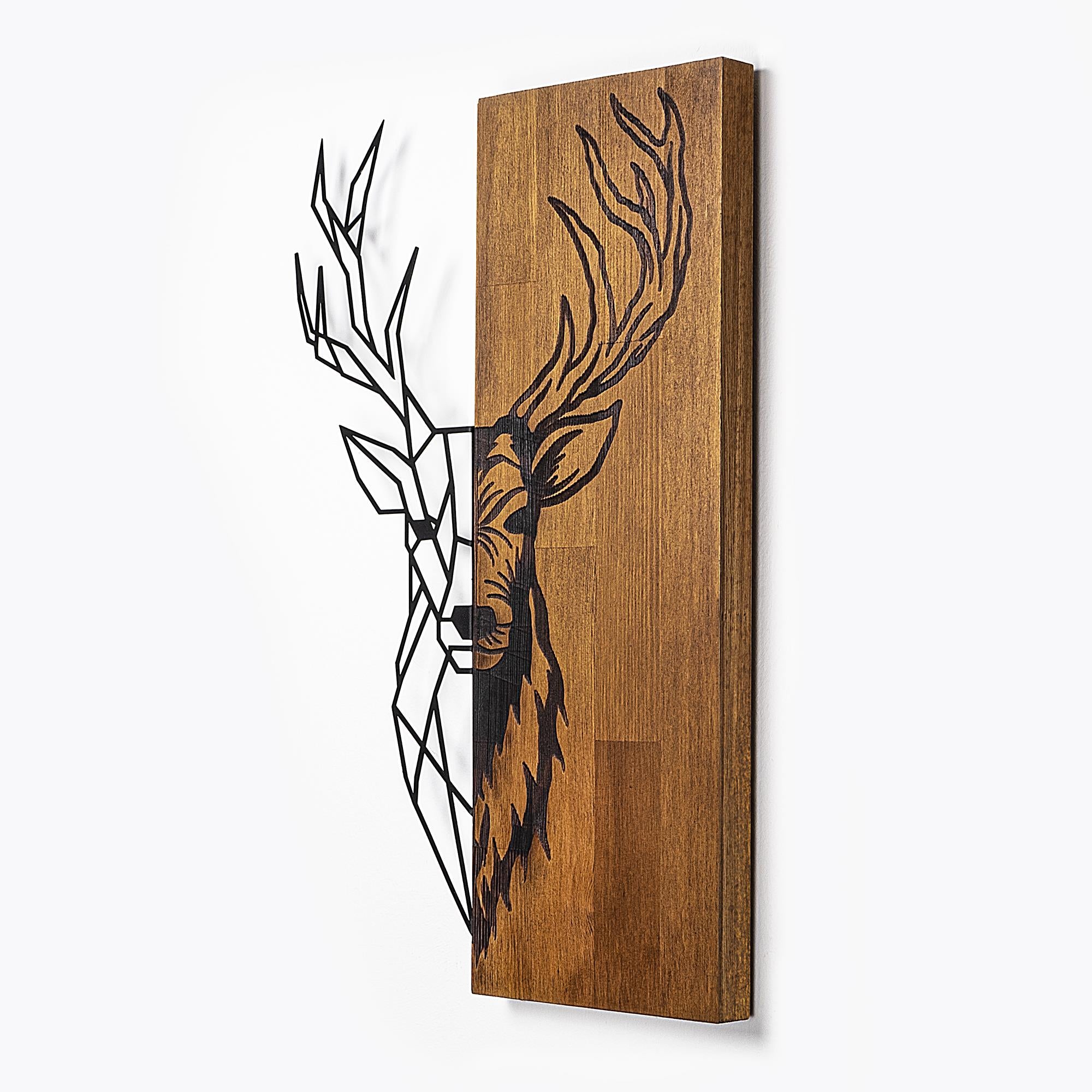 MA-393 Ahşap Metal Duvar Tablosu | ByLamp