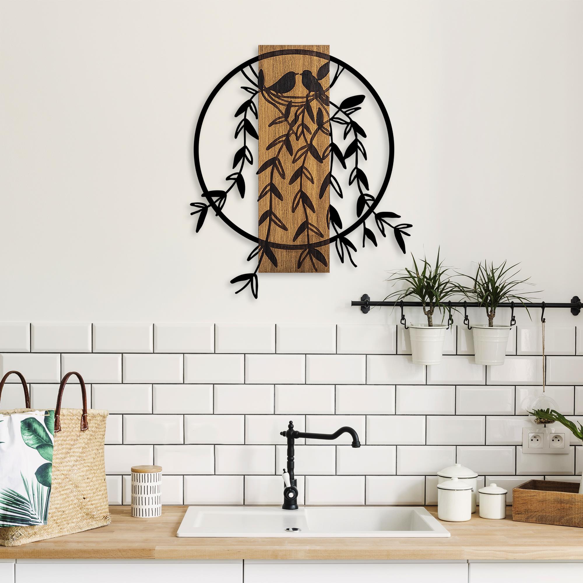 MA-400 Ahşap Metal Duvar Tablosu | ByLamp