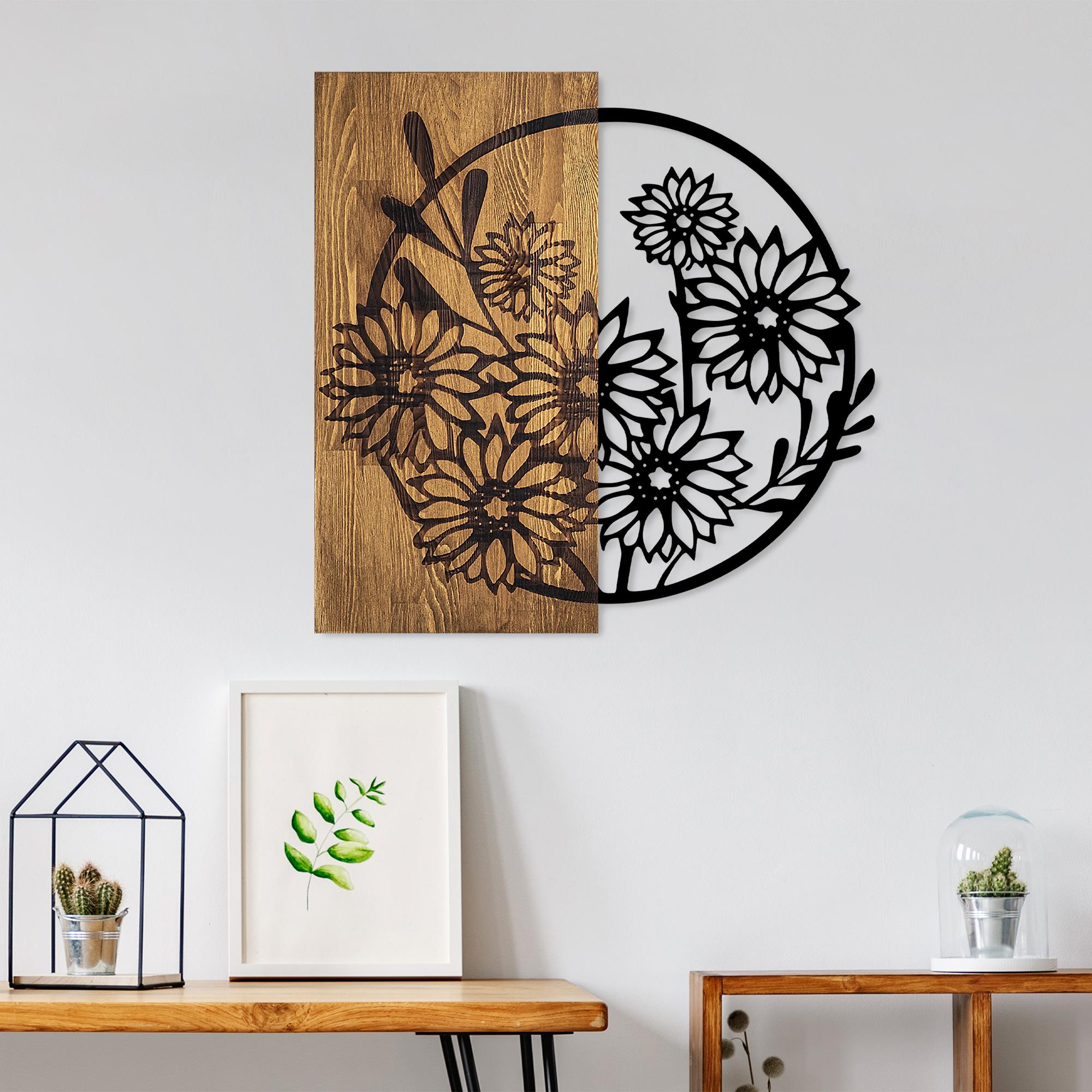 MA-409 Ahşap Metal Duvar Tablosu | ByLamp