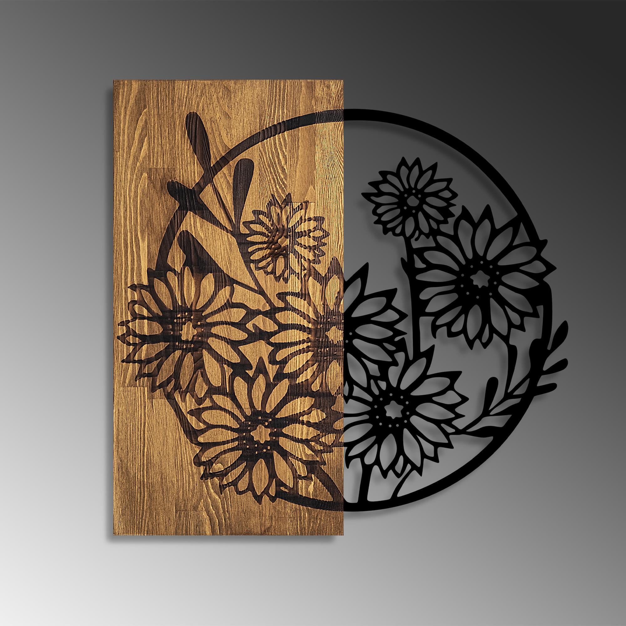 MA-409 Ahşap Metal Duvar Tablosu | ByLamp