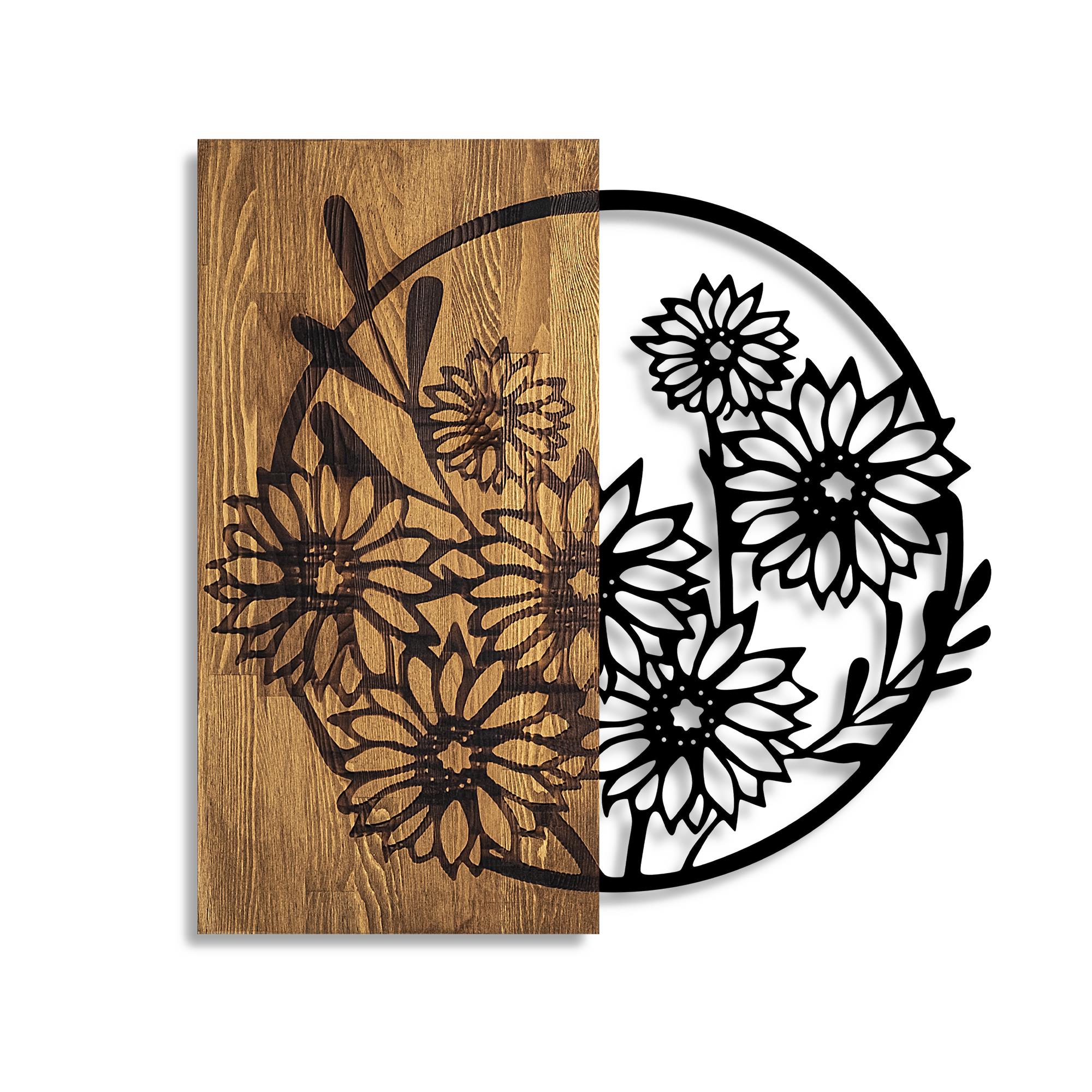 MA-409 Ahşap Metal Duvar Tablosu | ByLamp