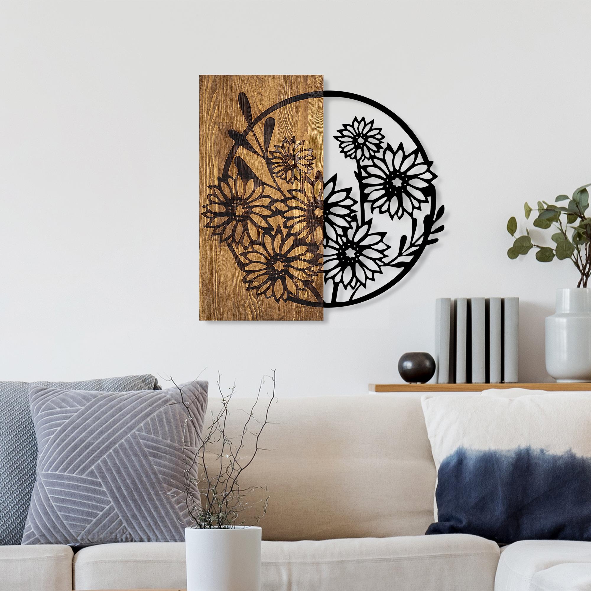 MA-409 Ahşap Metal Duvar Tablosu | ByLamp