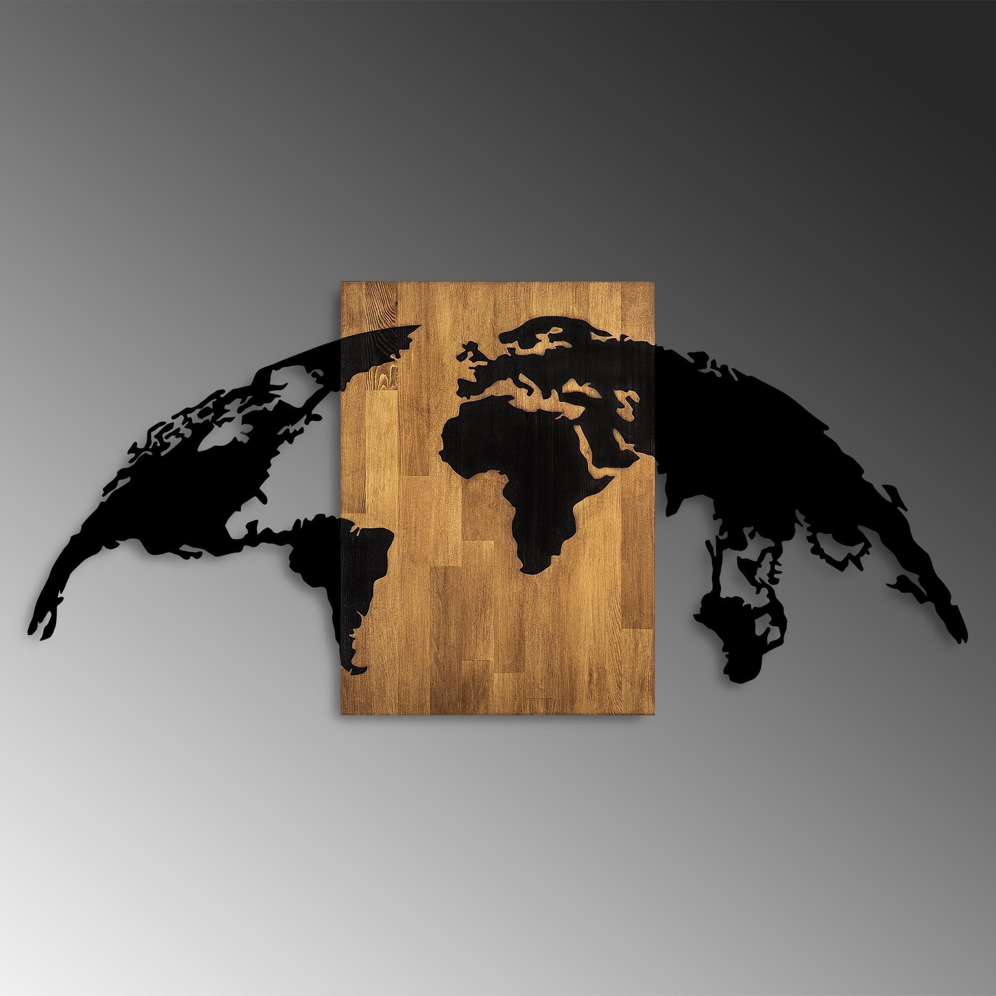 MA-416 Ahşap Metal Duvar Tablosu | ByLamp