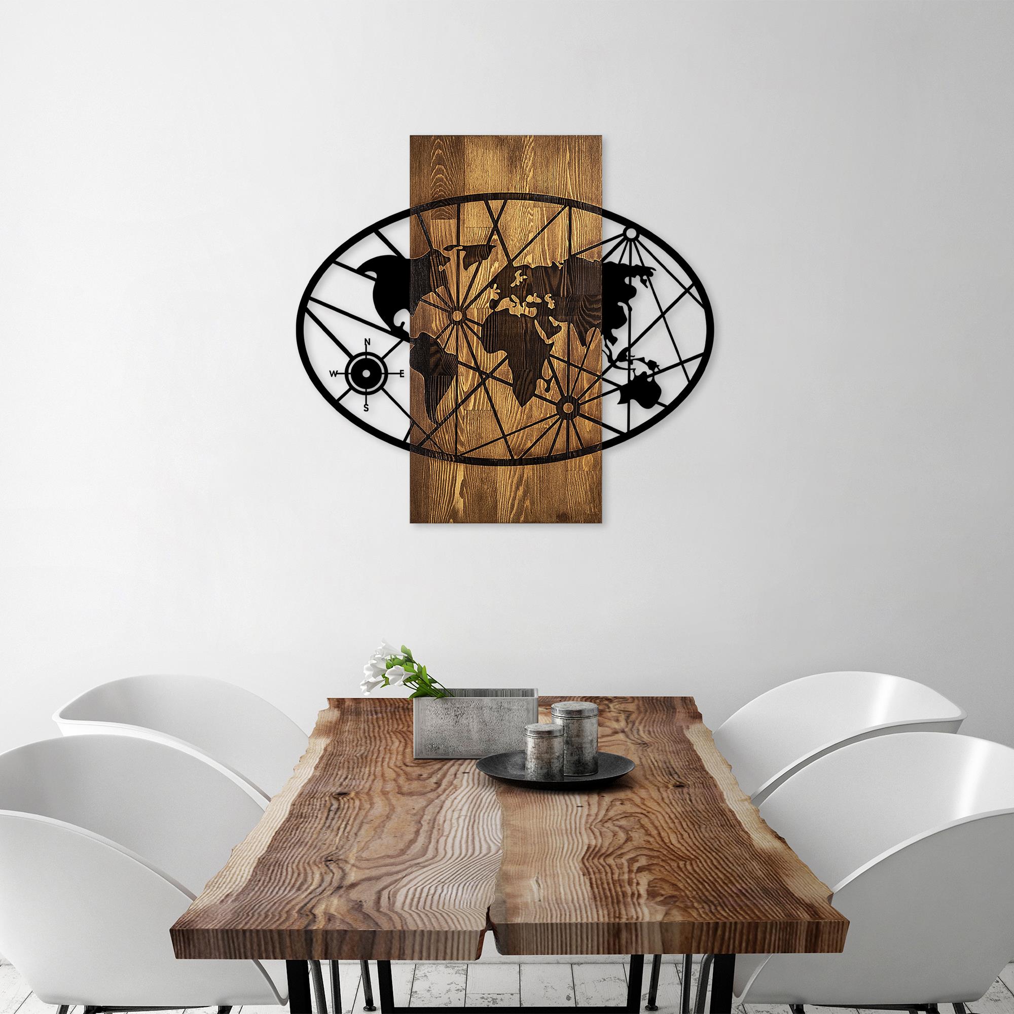 MA-420 Ahşap Metal Duvar Tablosu | ByLamp