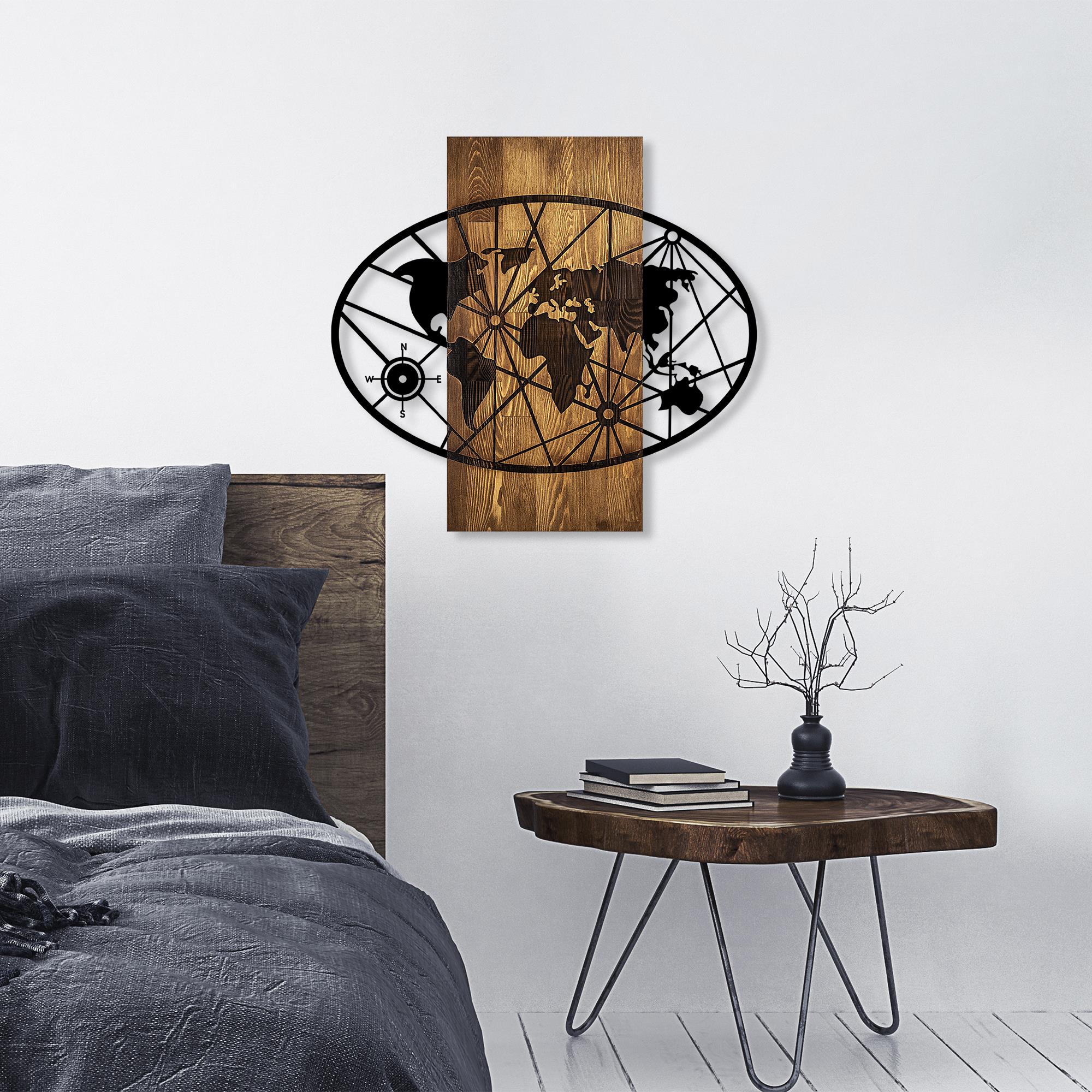 MA-420 Ahşap Metal Duvar Tablosu | ByLamp