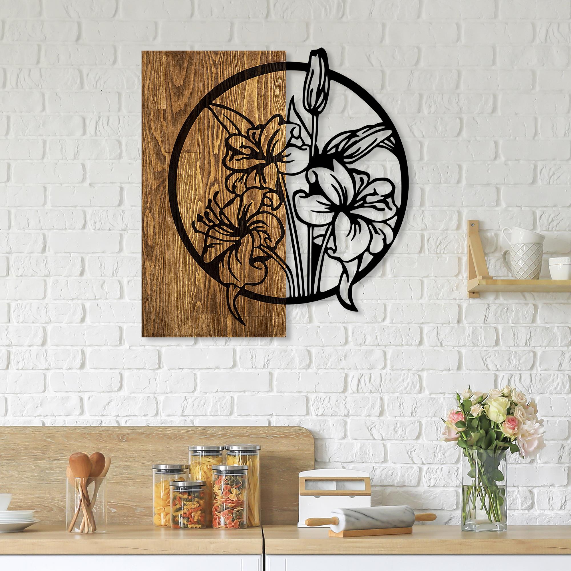 MA-425 Ahşap Metal Duvar Tablosu | ByLamp