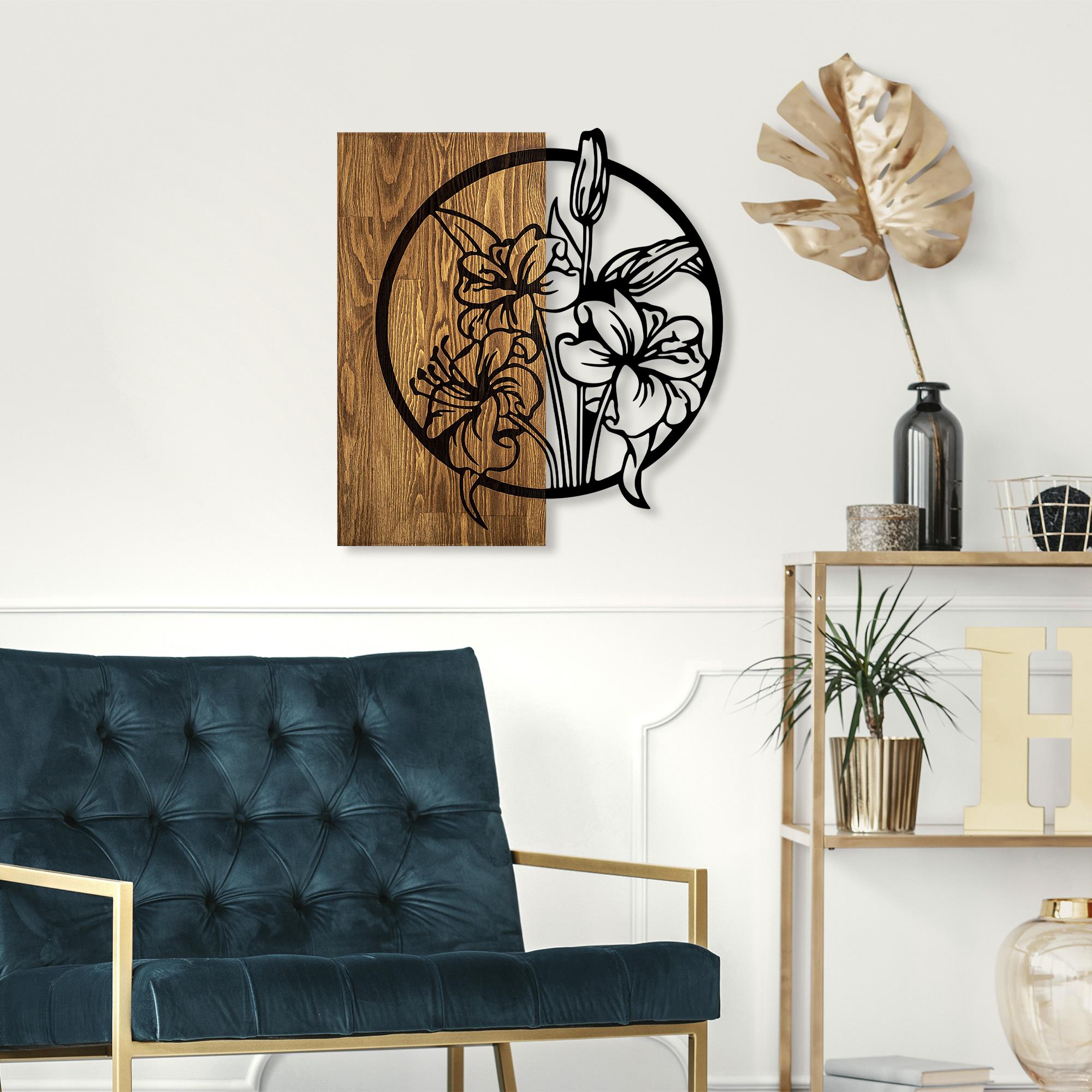 MA-425 Ahşap Metal Duvar Tablosu | ByLamp