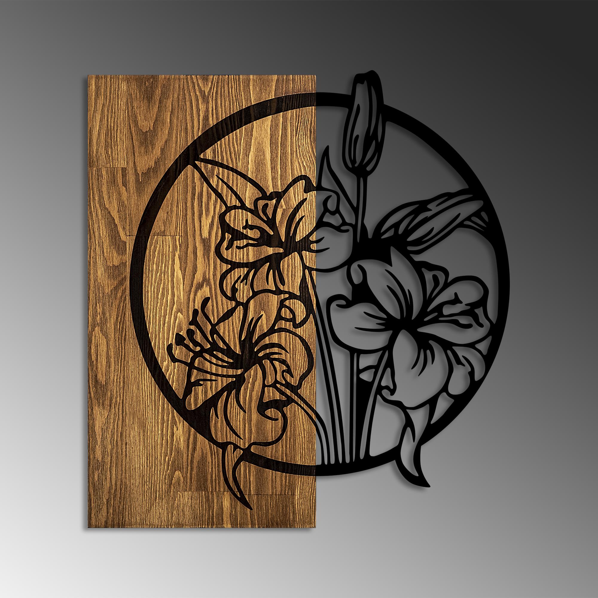 MA-425 Ahşap Metal Duvar Tablosu | ByLamp