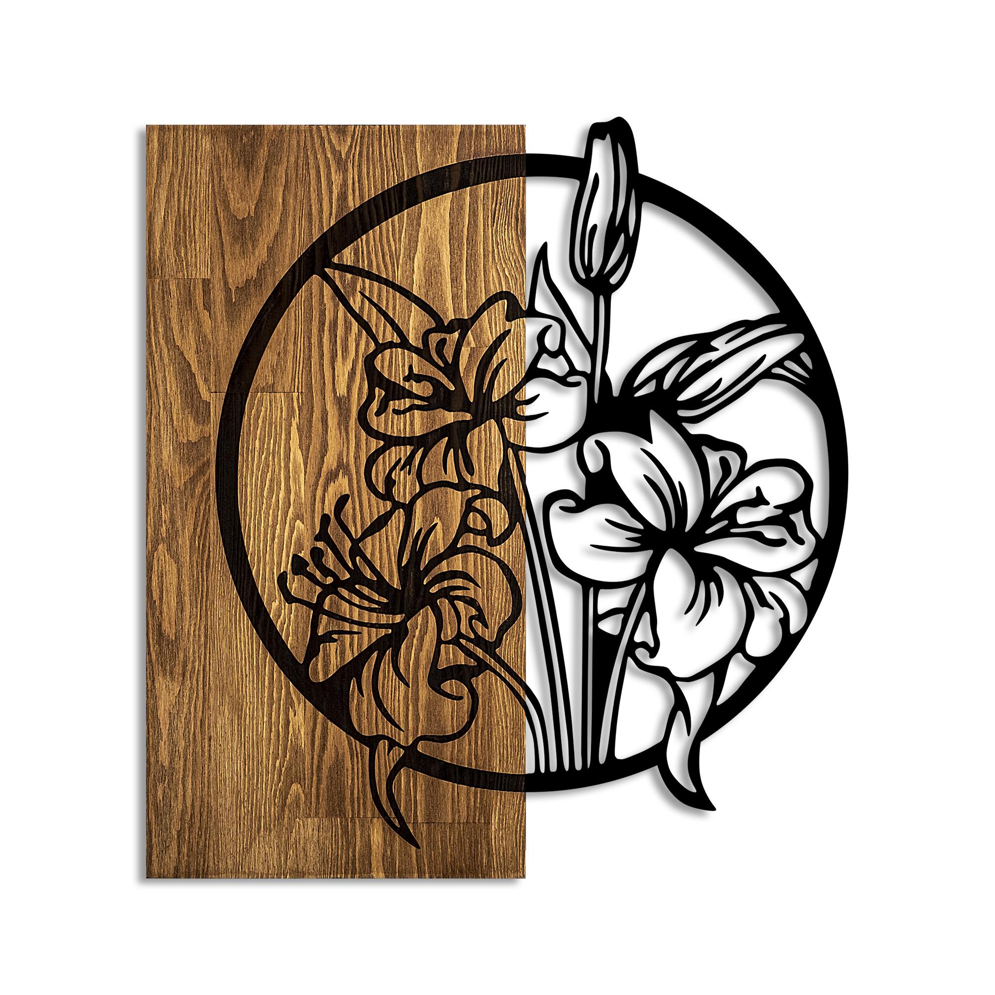 MA-425 Ahşap Metal Duvar Tablosu | ByLamp