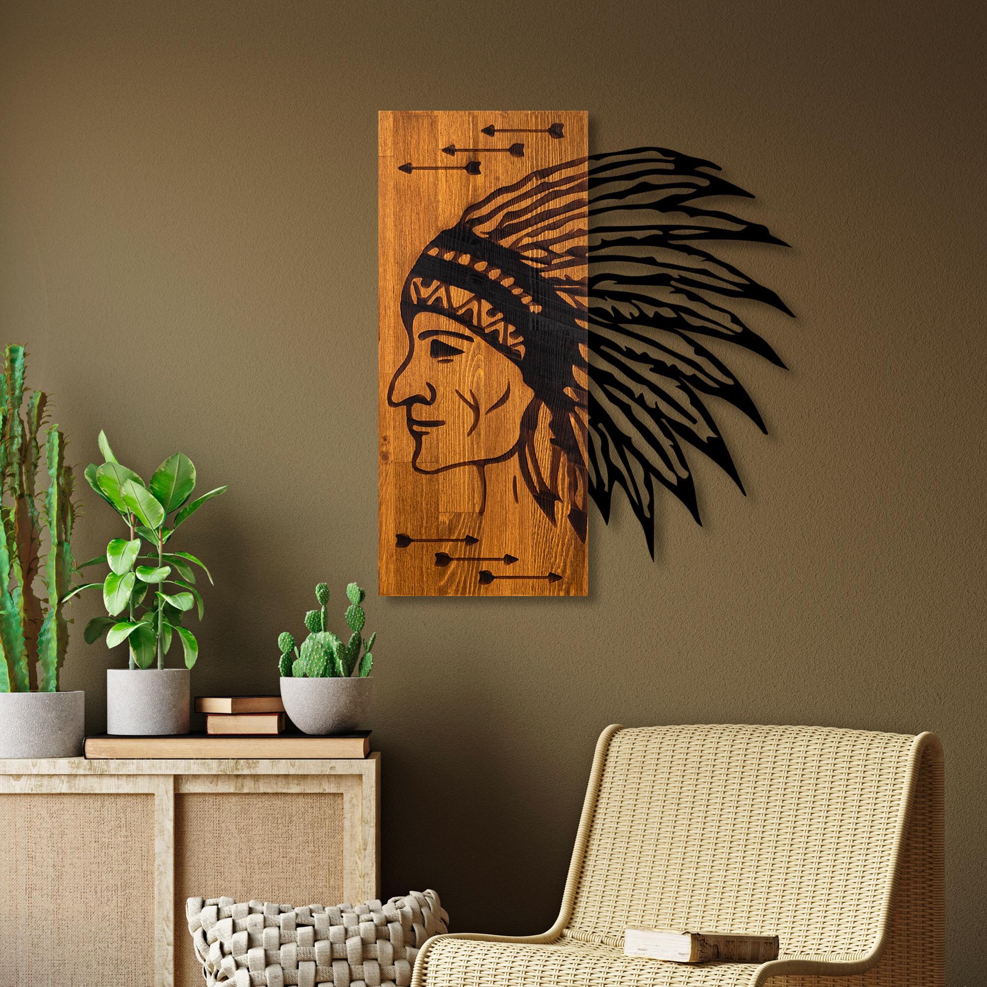 MA-429 Ahşap Metal Duvar Tablosu | ByLamp