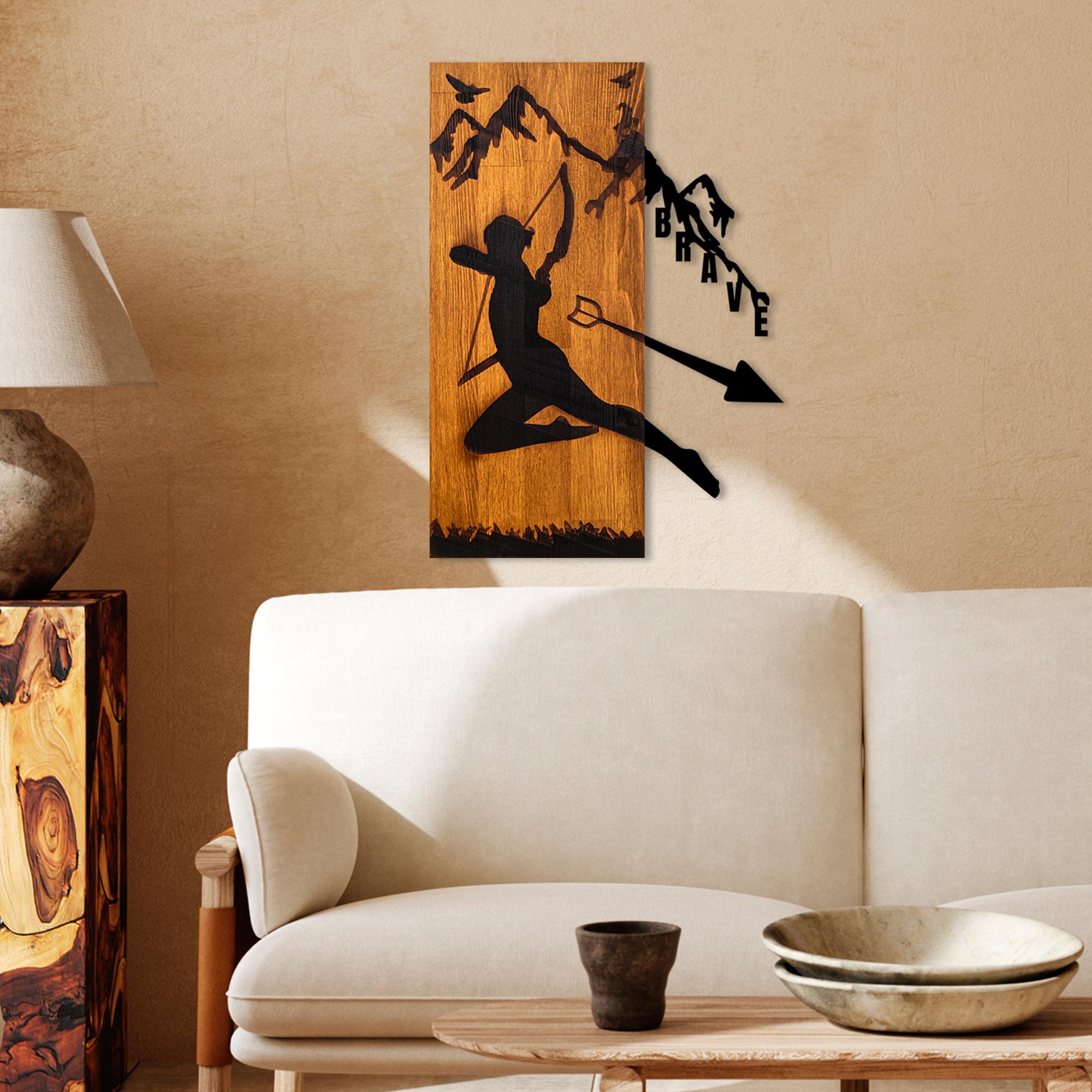 MA-430 Ahşap Metal Duvar Tablosu | ByLamp