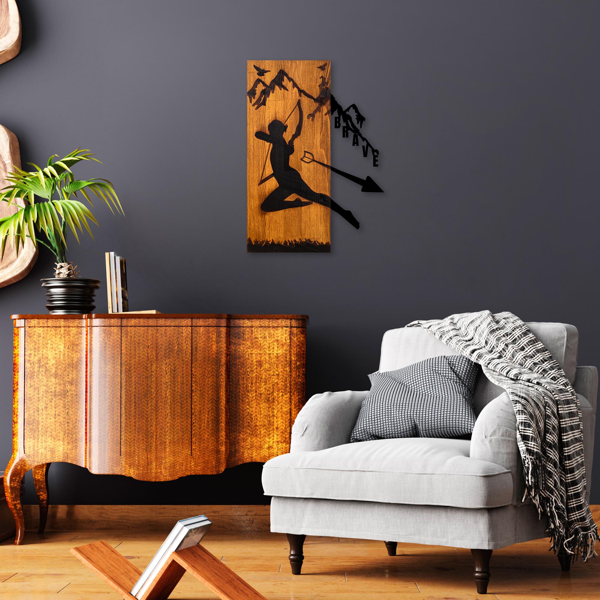 MA-430 Ahşap Metal Duvar Tablosu | ByLamp