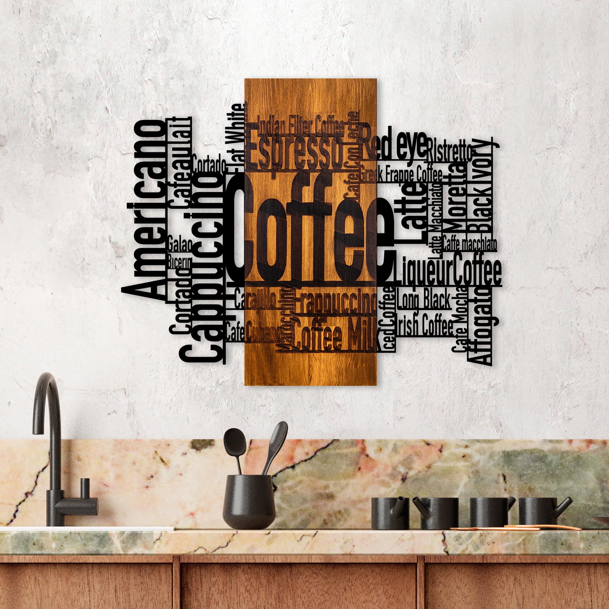 MA-431 Ahşap Metal Duvar Tablosu | ByLamp