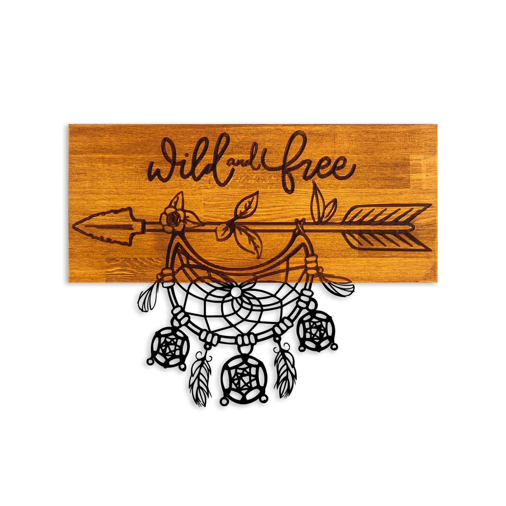 MA-441 Ahşap Metal Duvar Tablosu | ByLamp