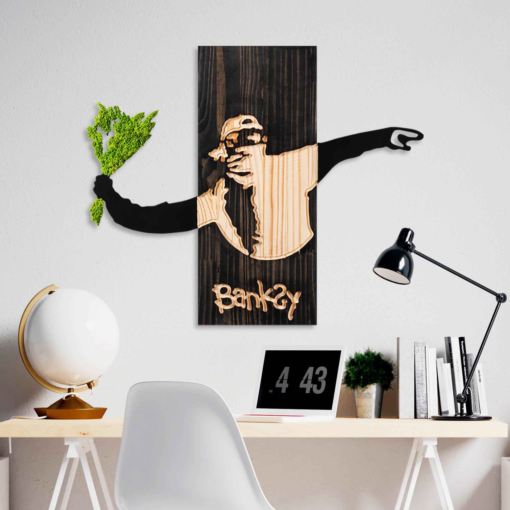 MA-445-A Dekoratif Yosun Duvar Tablosu | ByLamp