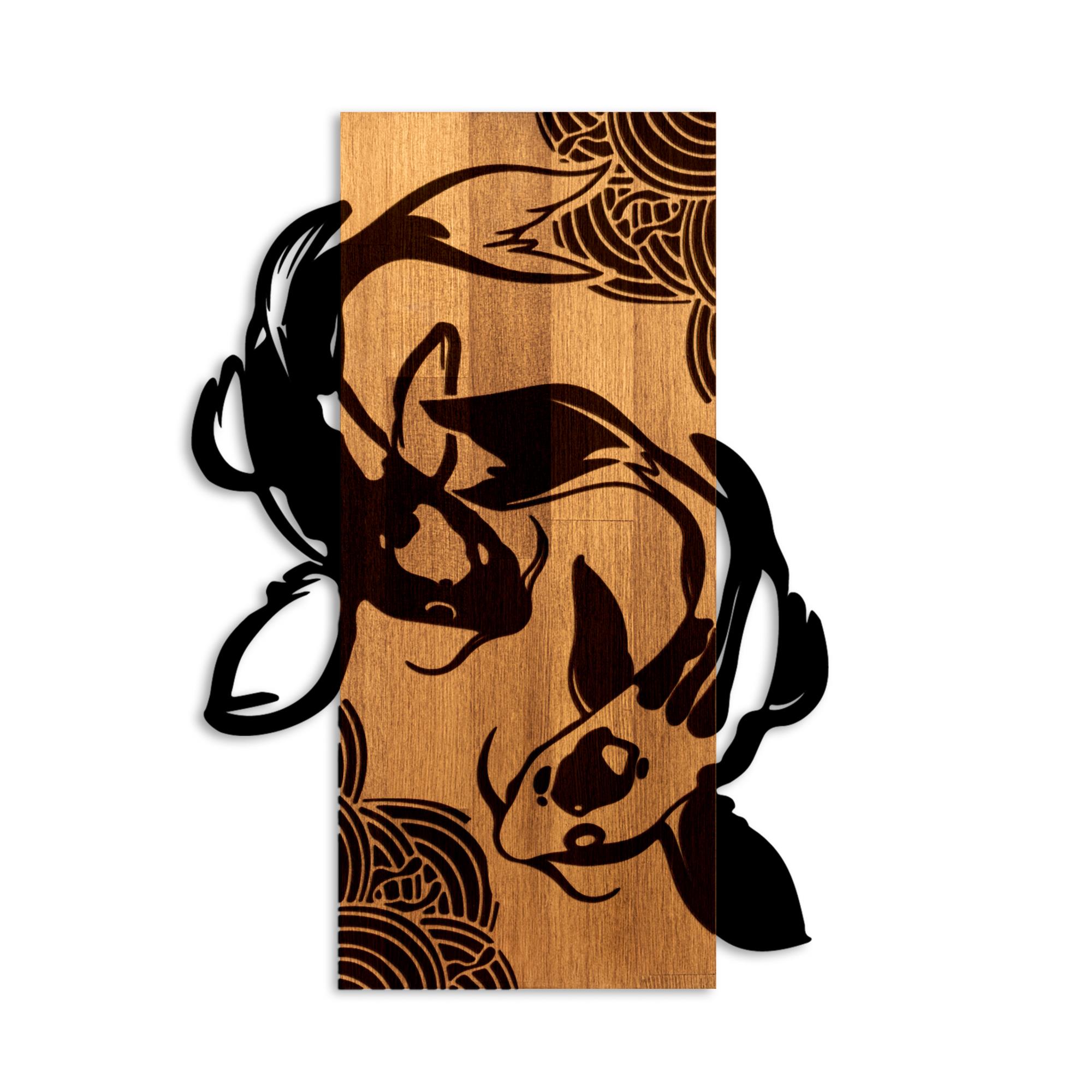 MA-449 Ahşap Metal Duvar Tablosu | ByLamp