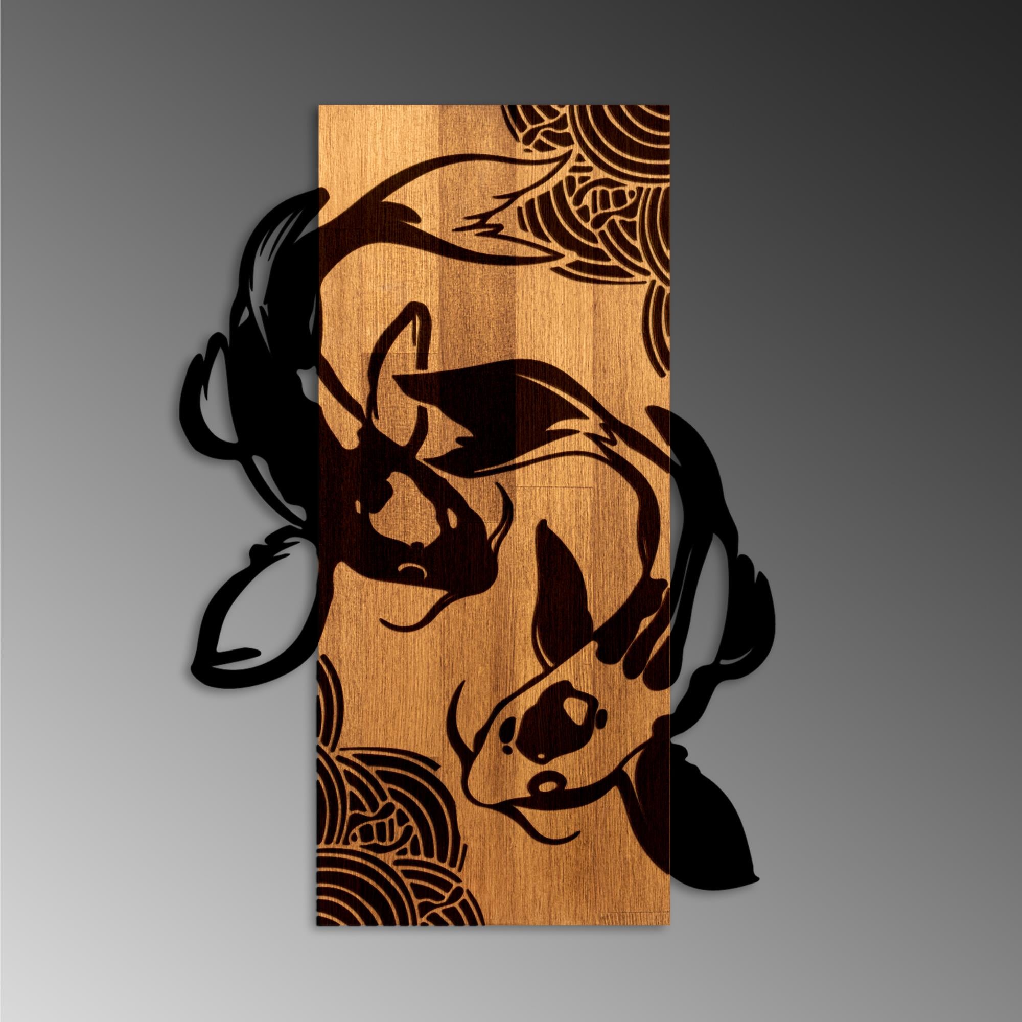 MA-449 Ahşap Metal Duvar Tablosu | ByLamp