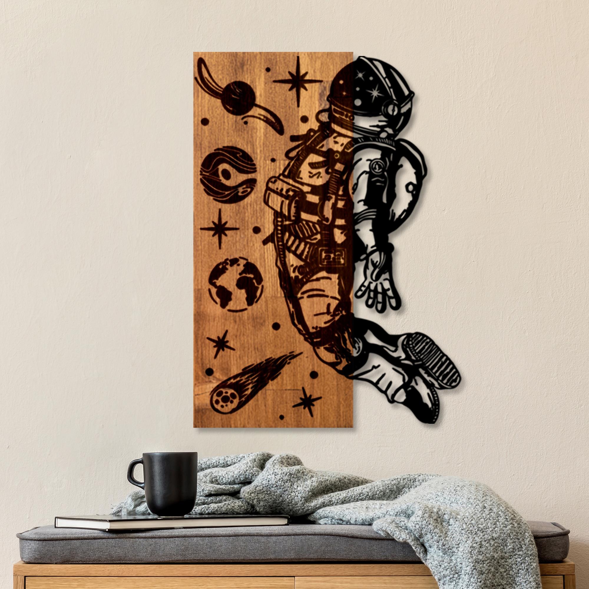 MA-452 Ahşap Metal Duvar Tablosu | ByLamp