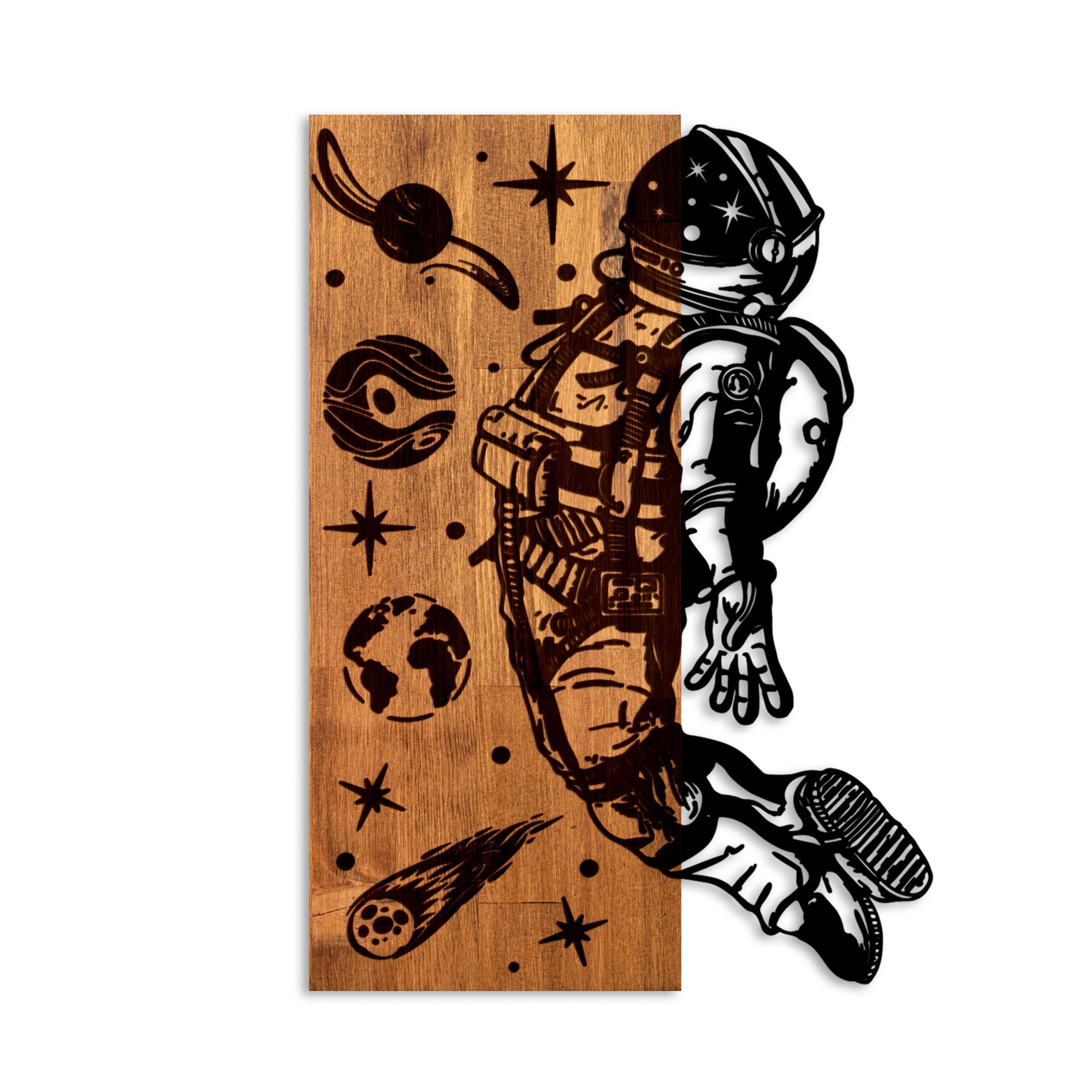 MA-452 Ahşap Metal Duvar Tablosu | ByLamp