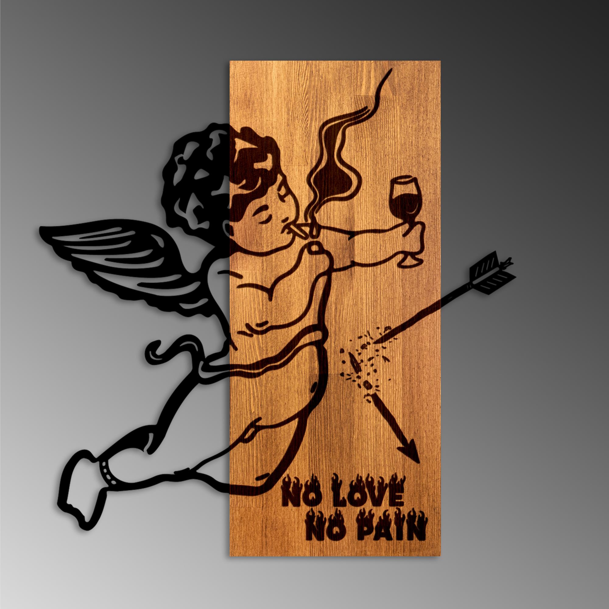 MA-455 Ahşap Metal Duvar Tablosu | ByLamp