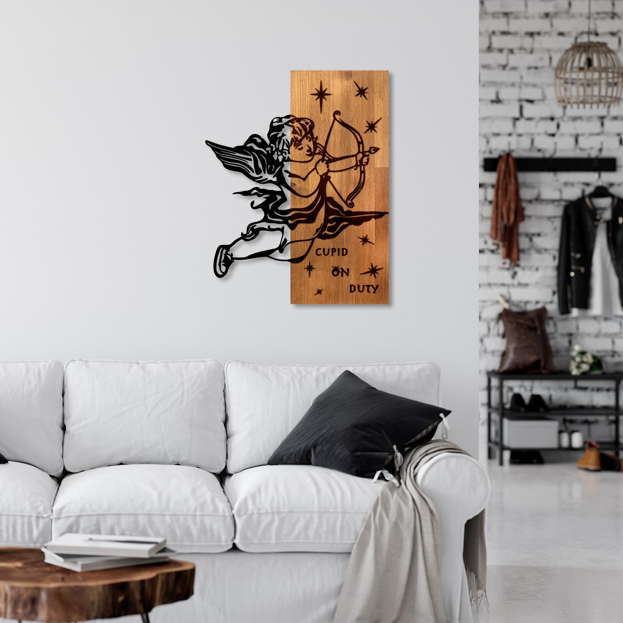 MA-456 Ahşap Metal Duvar Tablosu | ByLamp