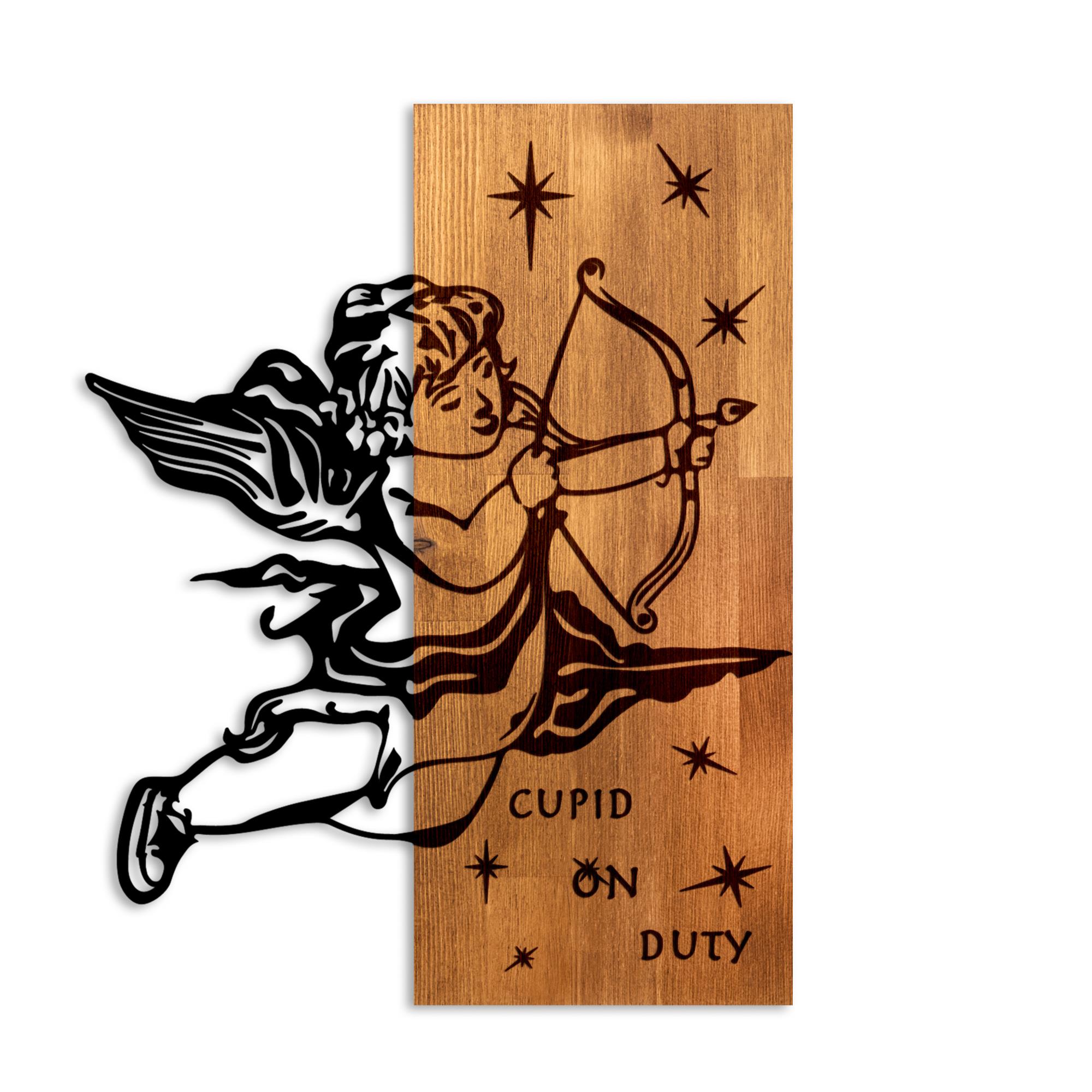 MA-456 Ahşap Metal Duvar Tablosu | ByLamp