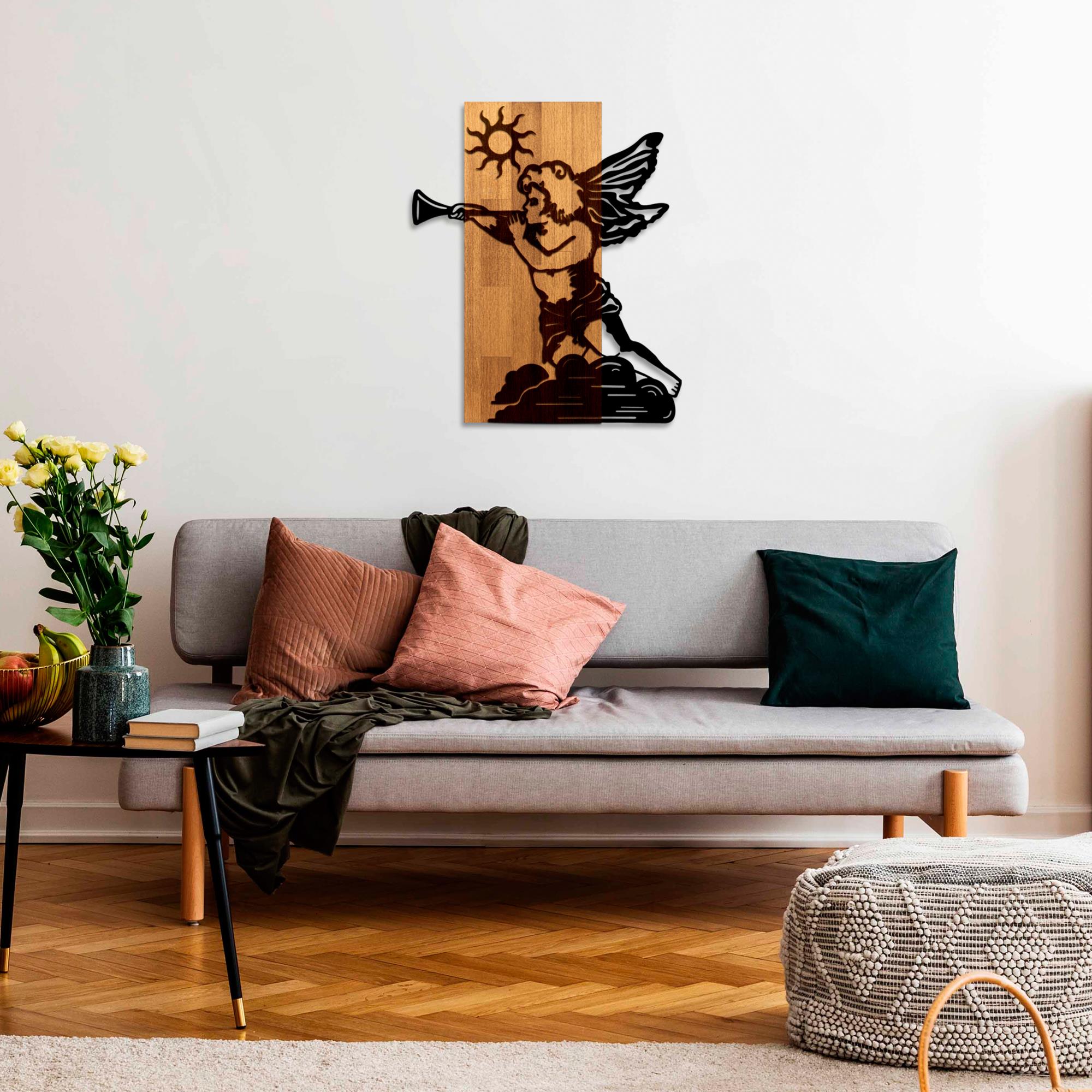 MA-459 Ahşap Metal Duvar Tablosu | ByLamp