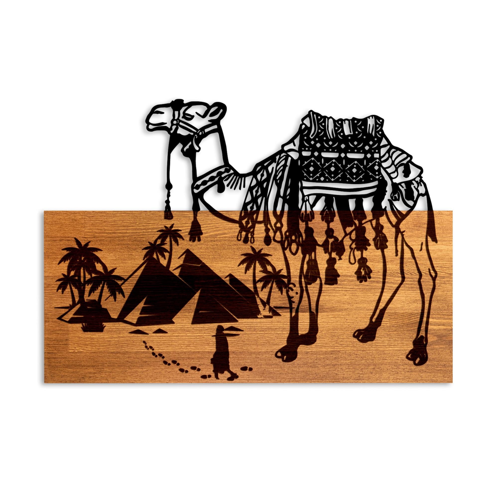 MA-460 Ahşap Metal Duvar Tablosu | ByLamp