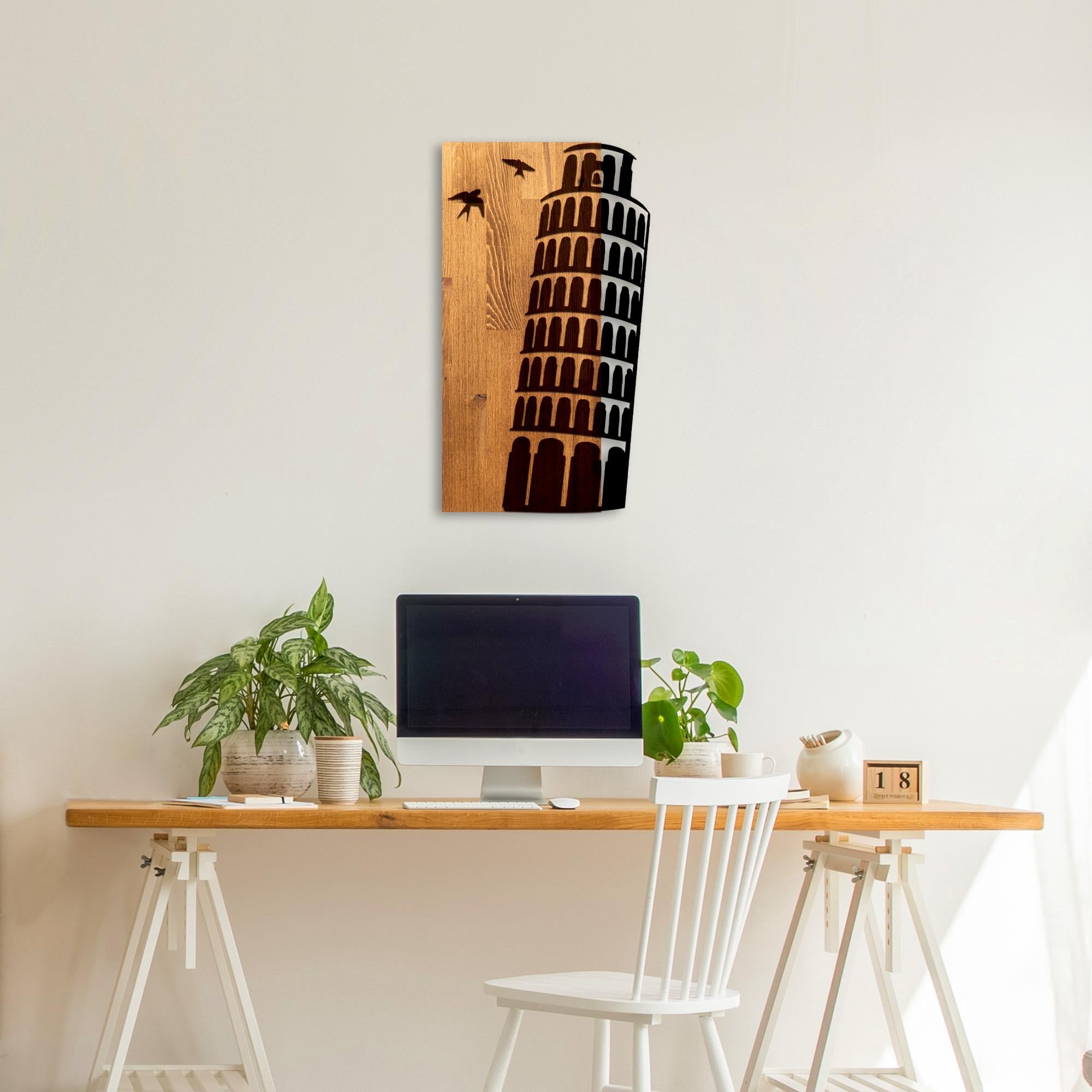 MA-463 Ahşap Metal Duvar Tablosu | ByLamp