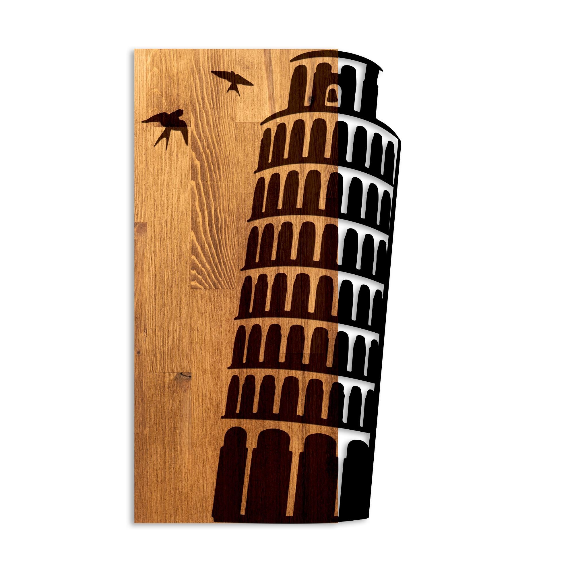 MA-463 Ahşap Metal Duvar Tablosu | ByLamp