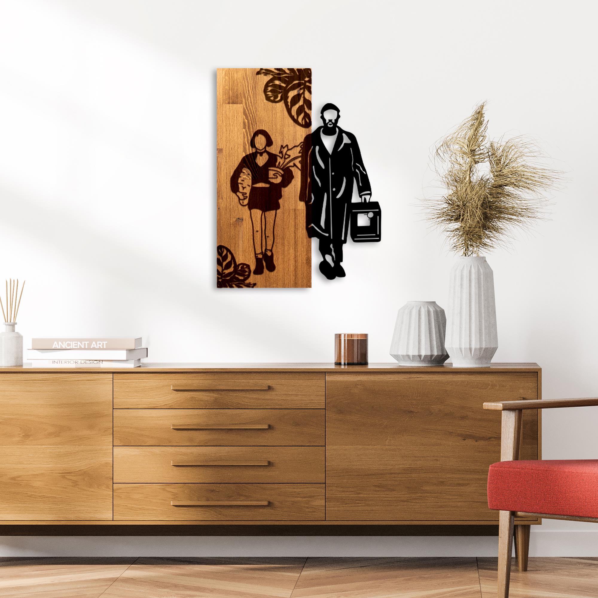 MA-464 Ahşap Metal Duvar Tablosu | ByLamp