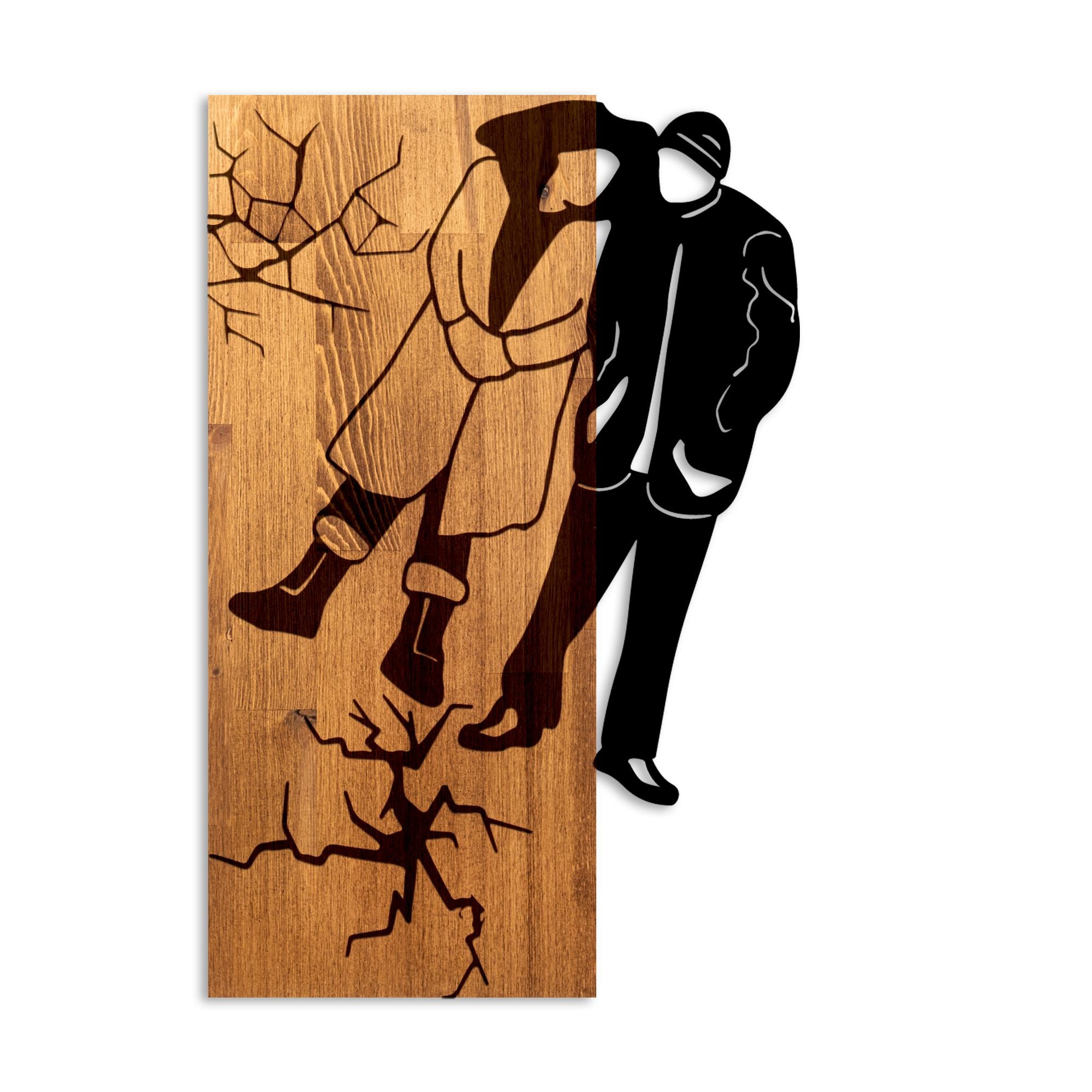 MA-465 Ahşap Metal Duvar Tablosu | ByLamp