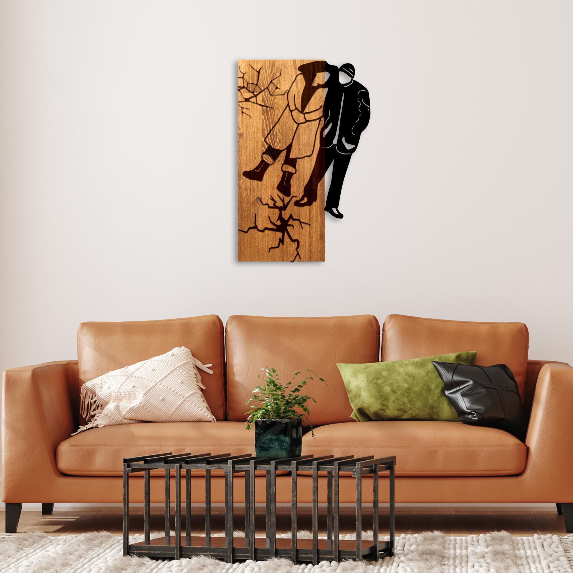 MA-465 Ahşap Metal Duvar Tablosu | ByLamp