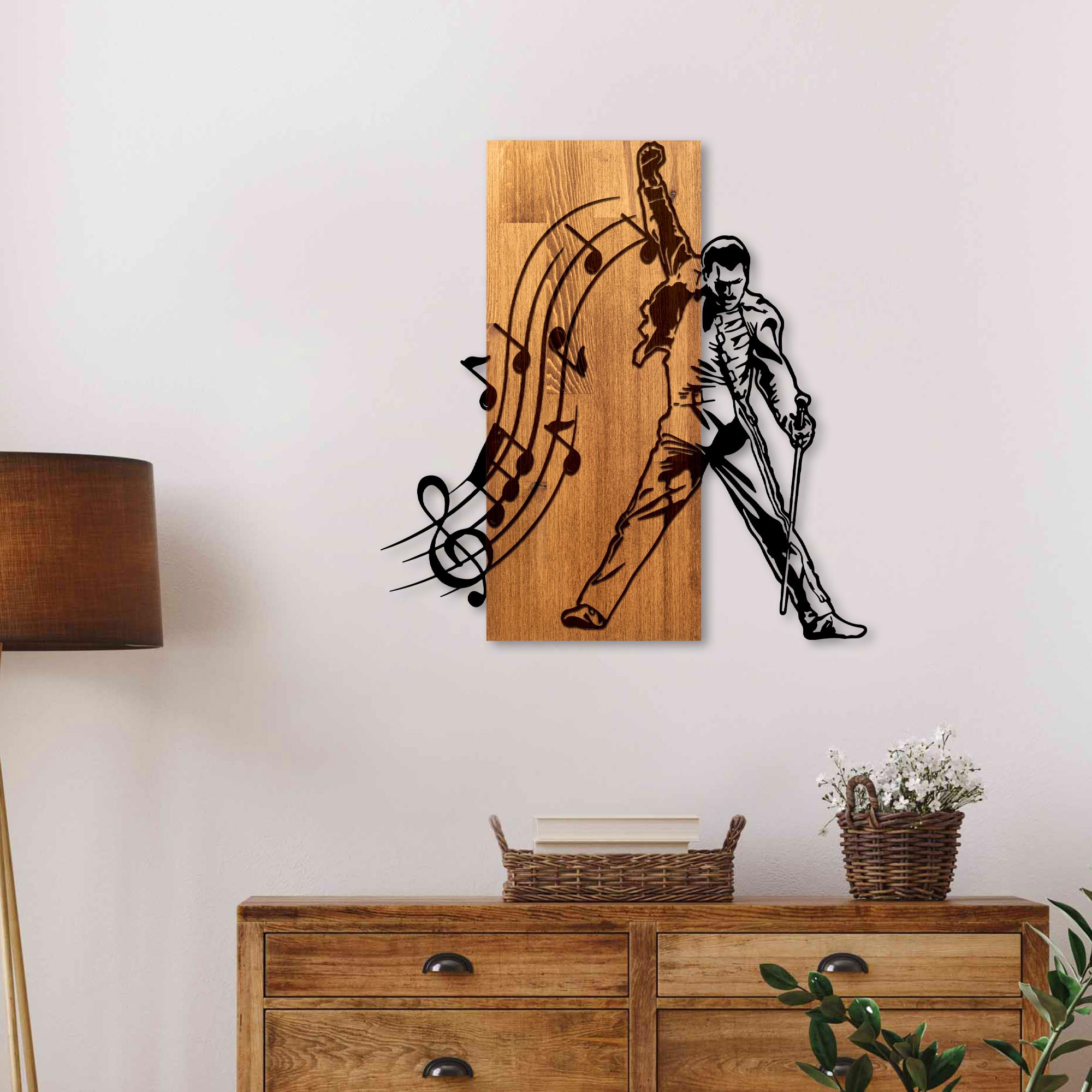 MA-468 Ahşap Metal Duvar Tablosu | ByLamp