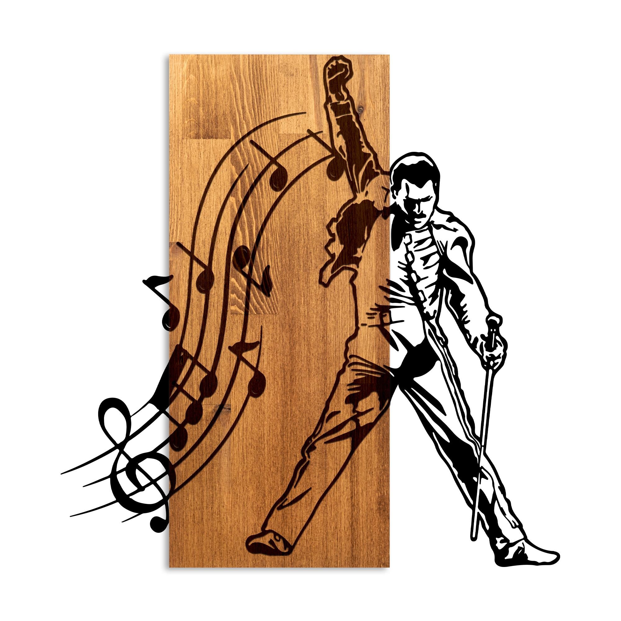 MA-468 Ahşap Metal Duvar Tablosu | ByLamp