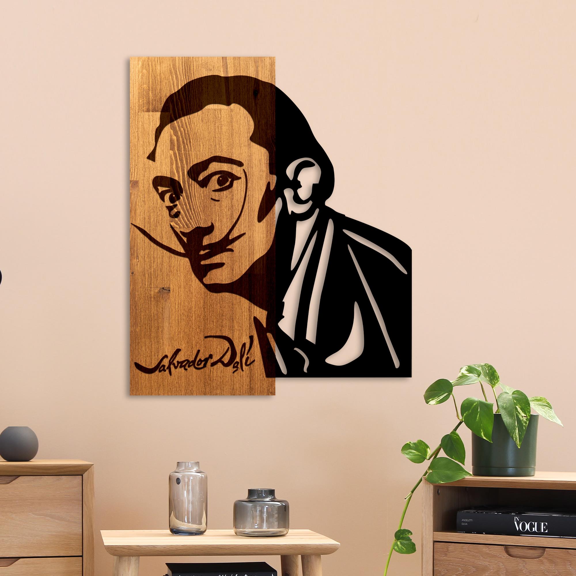 MA-469 Ahşap Metal Duvar Tablosu | ByLamp