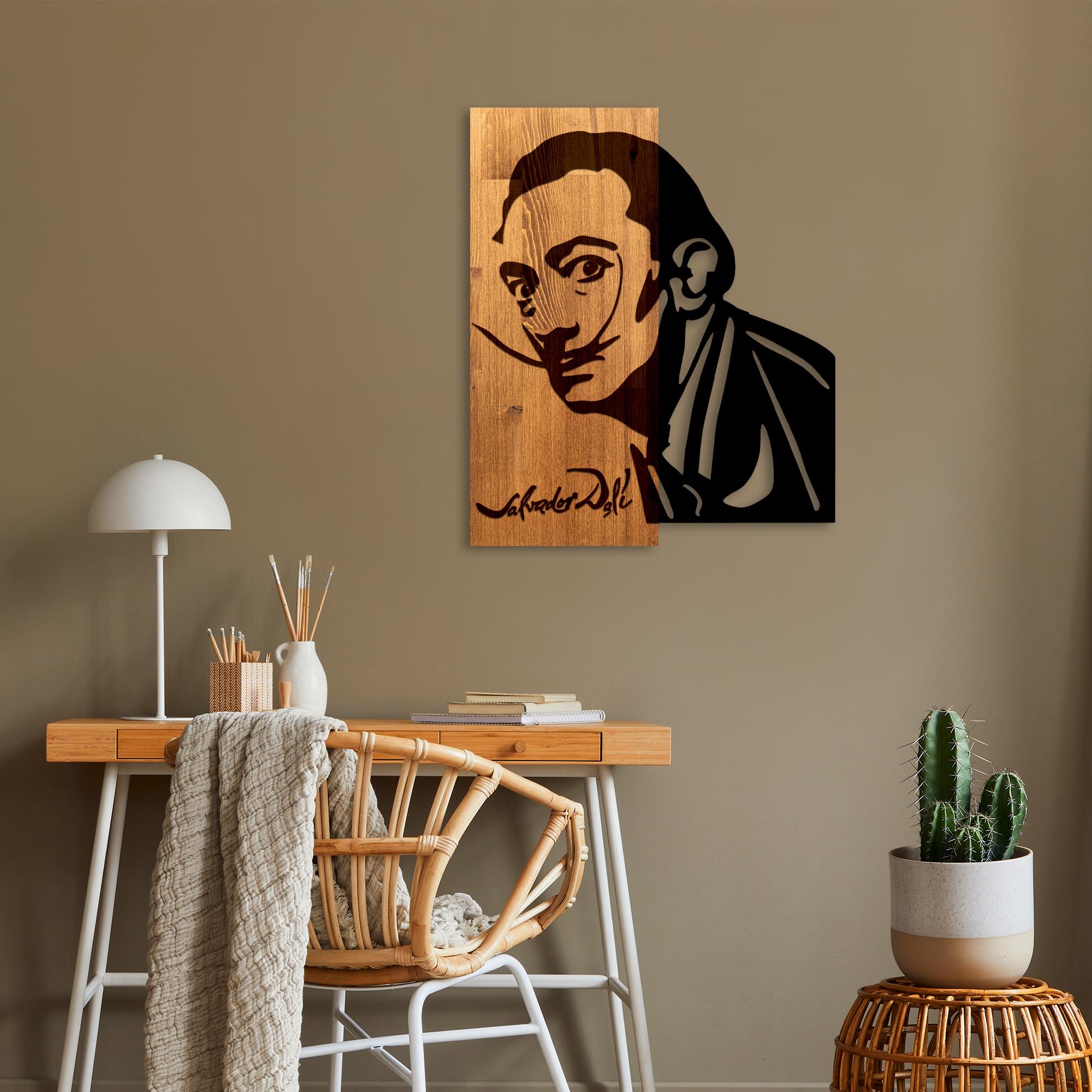 MA-469 Ahşap Metal Duvar Tablosu | ByLamp