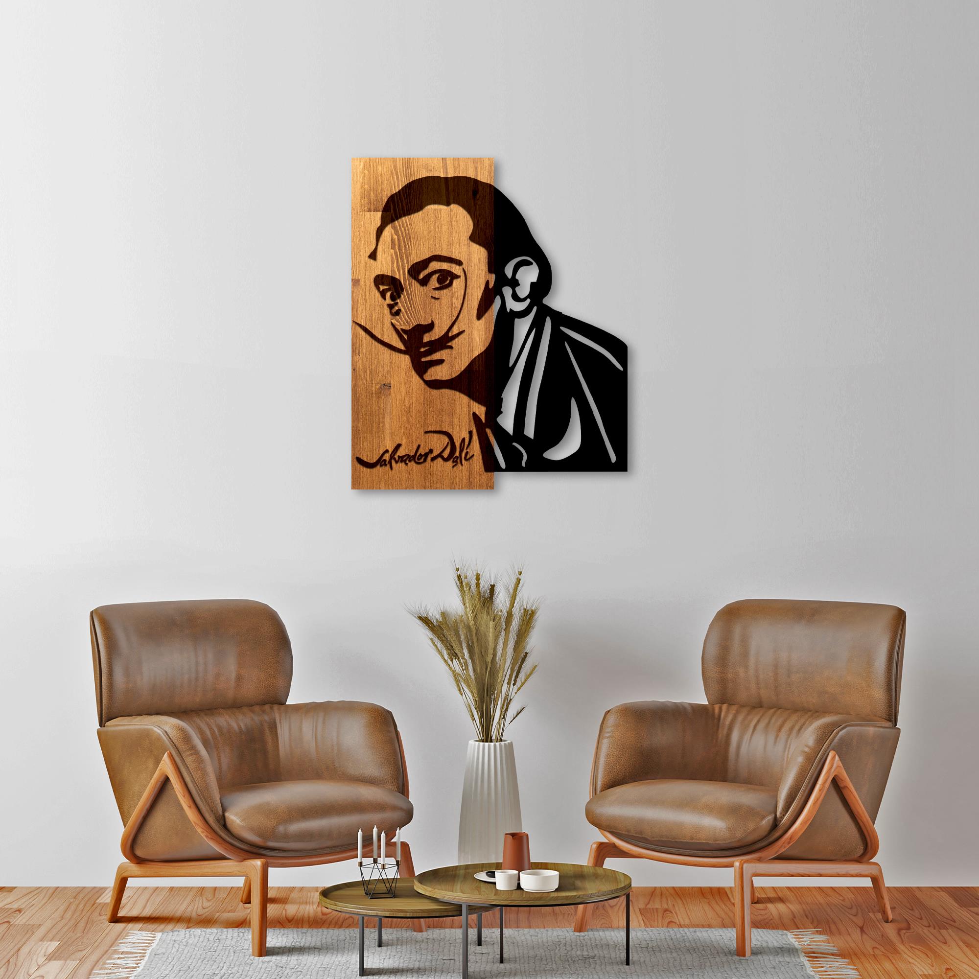 MA-469 Ahşap Metal Duvar Tablosu | ByLamp