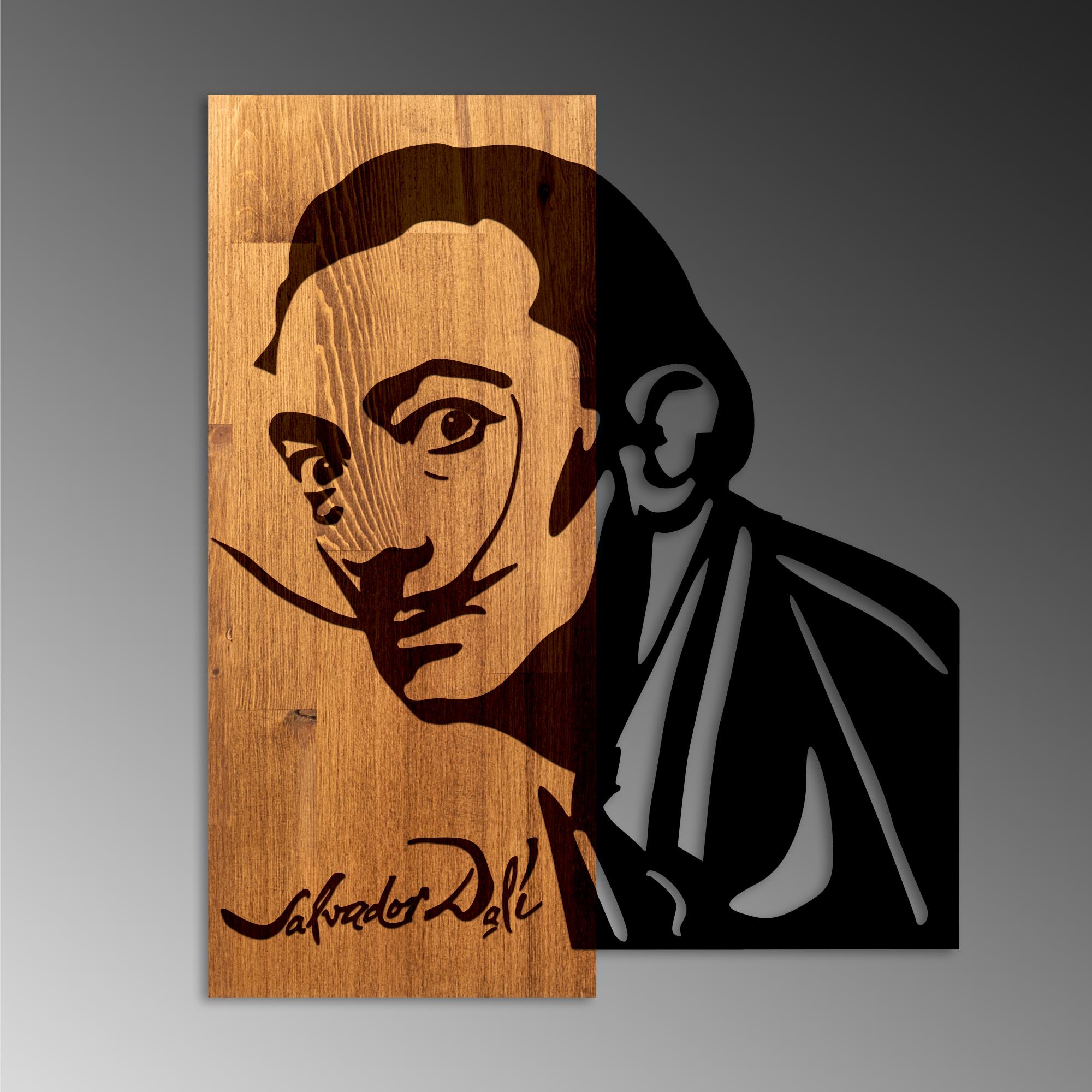 MA-469 Ahşap Metal Duvar Tablosu | ByLamp