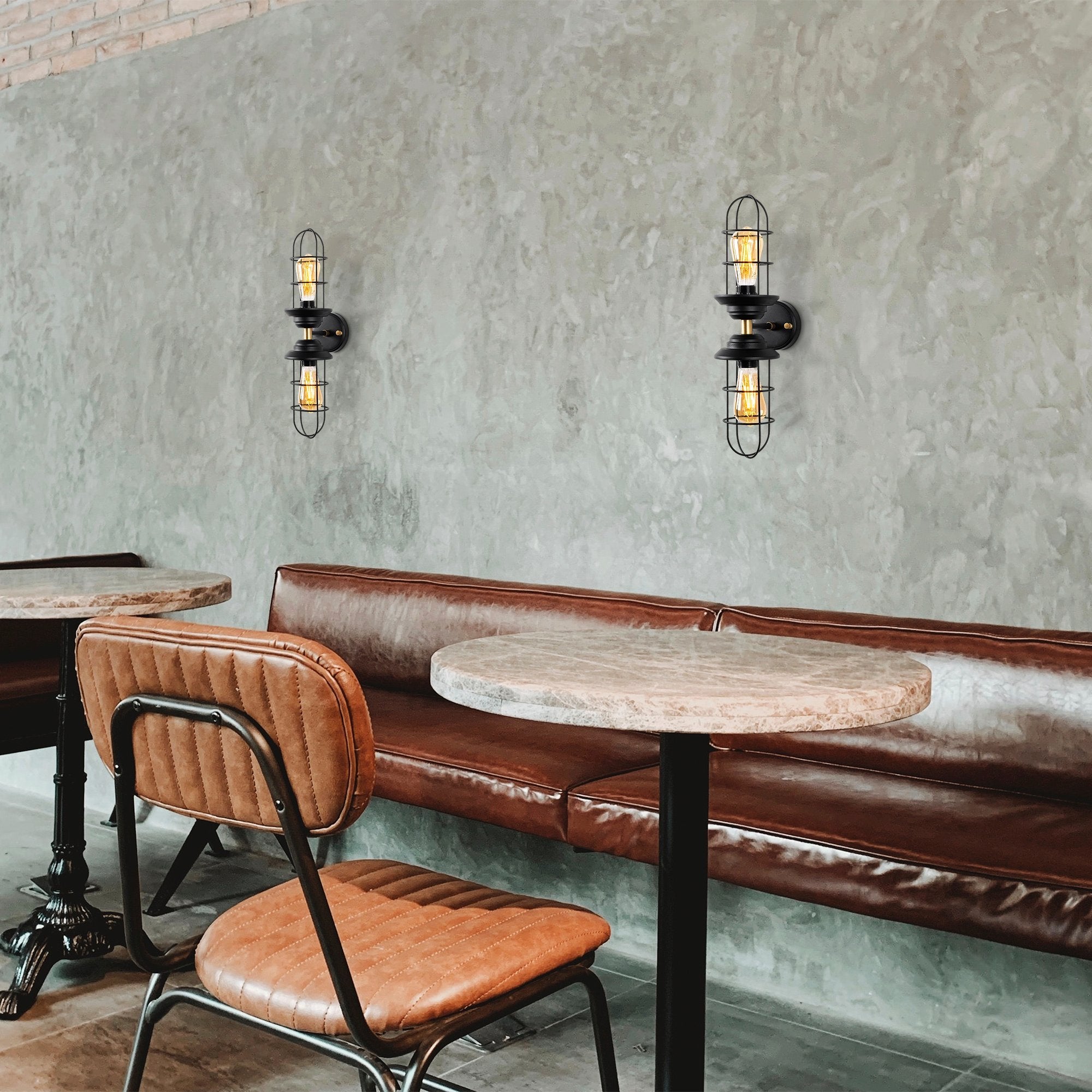 Mahoni 13207 Tel Aplik Duvar Aydınlatma | ByLamp