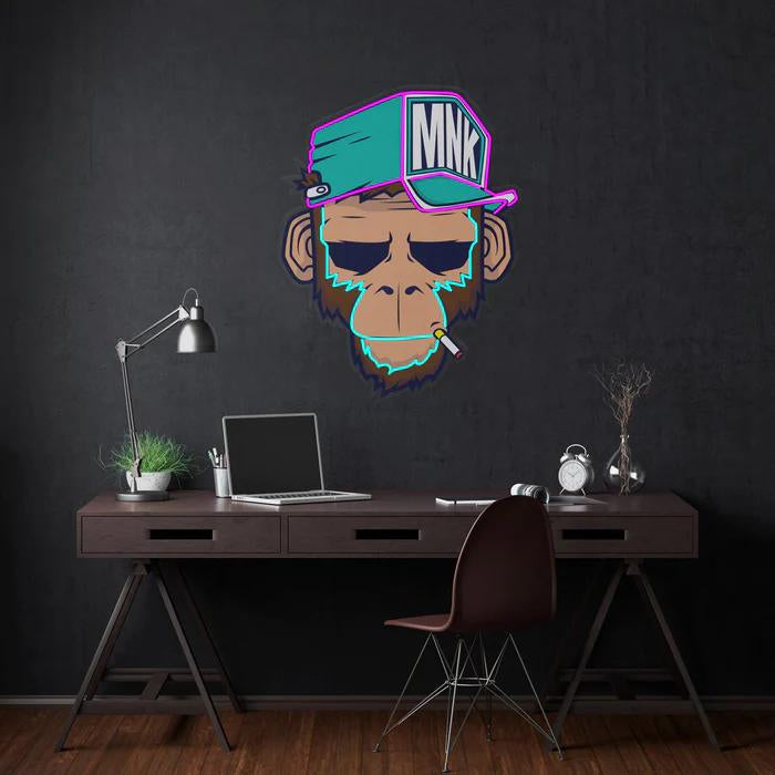 Monkey Figured LED Neon Lamp
