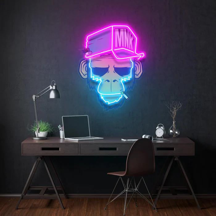 Monkey Figured LED Neon Lamp