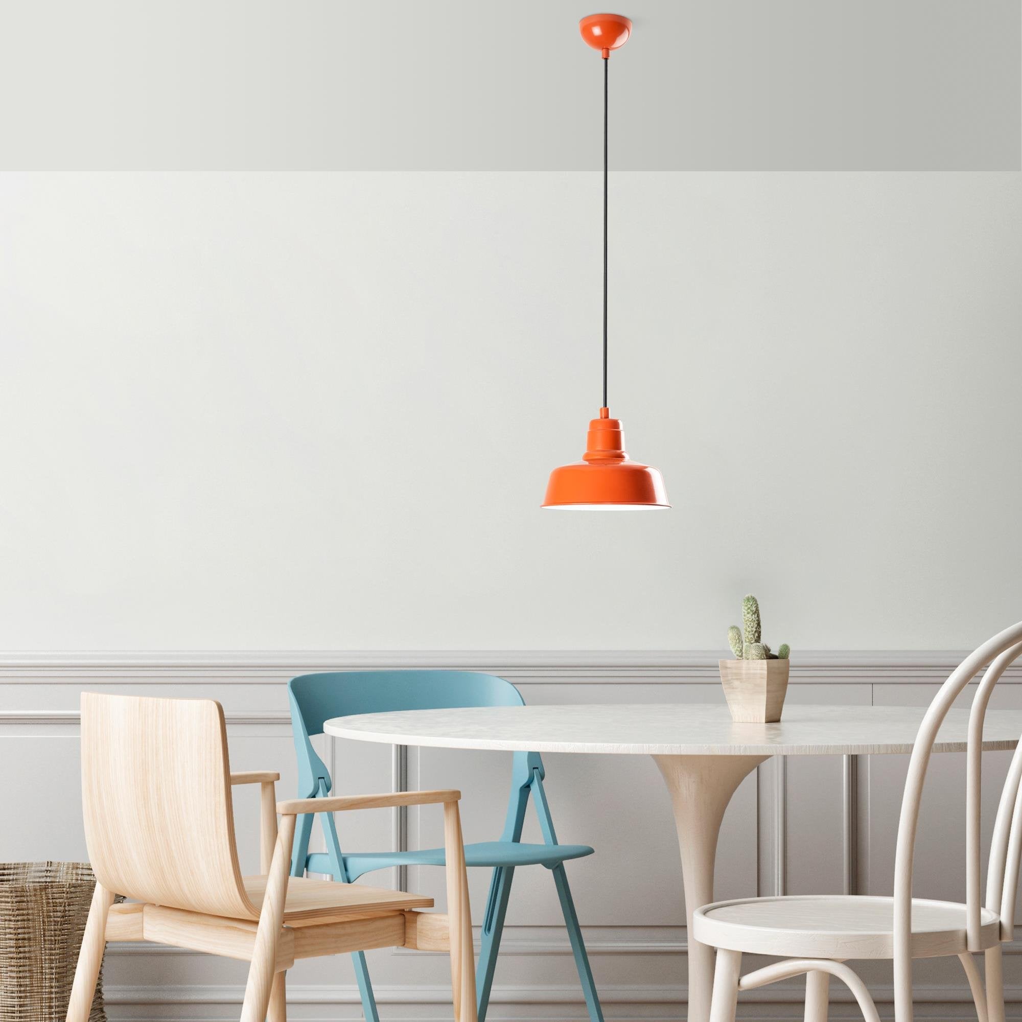 Memati 181 Turuncu 1 Sıvama Sarkıt Aydınlatma | ByLamp