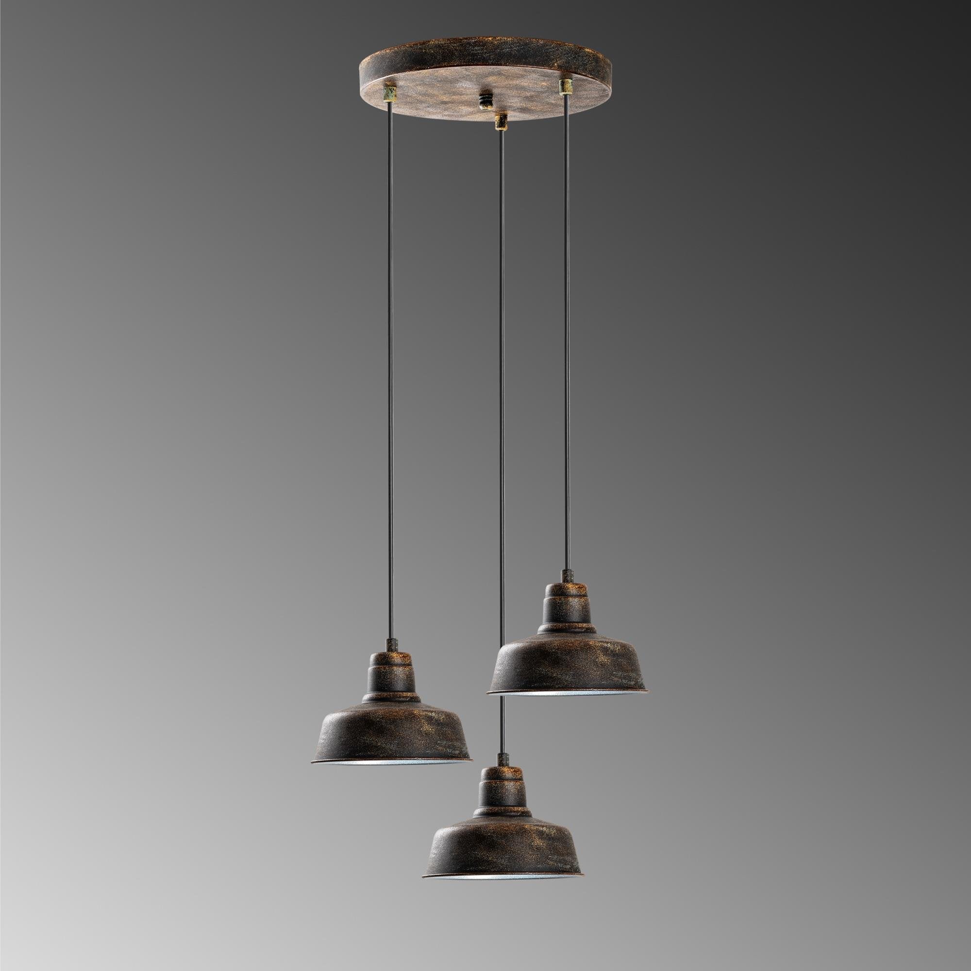 Memati 181 Retro 3 Sıvama Sarkıt Aydınlatma | ByLamp