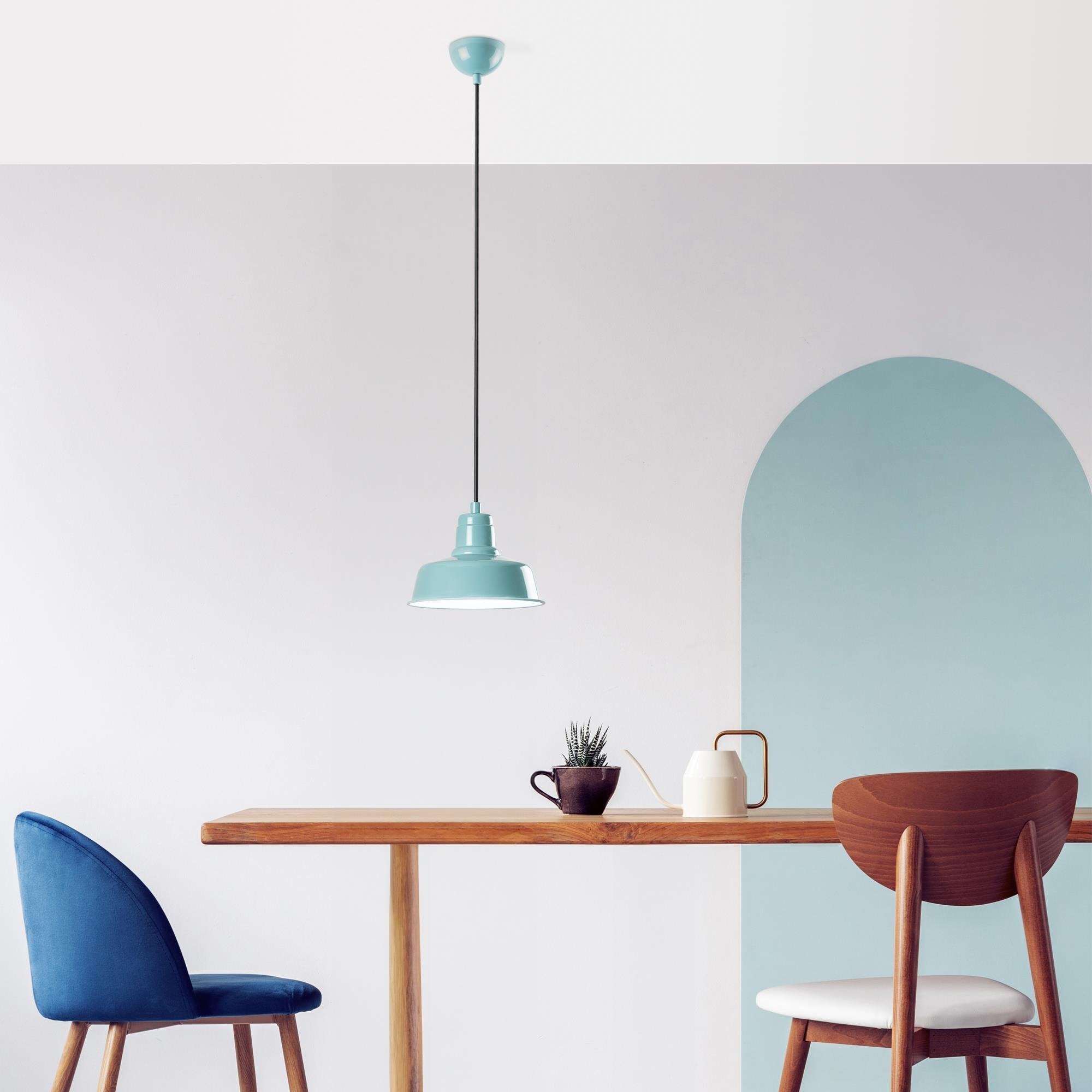 Memati 181 Turkuaz 1 Sıvama Sarkıt Aydınlatma | ByLamp