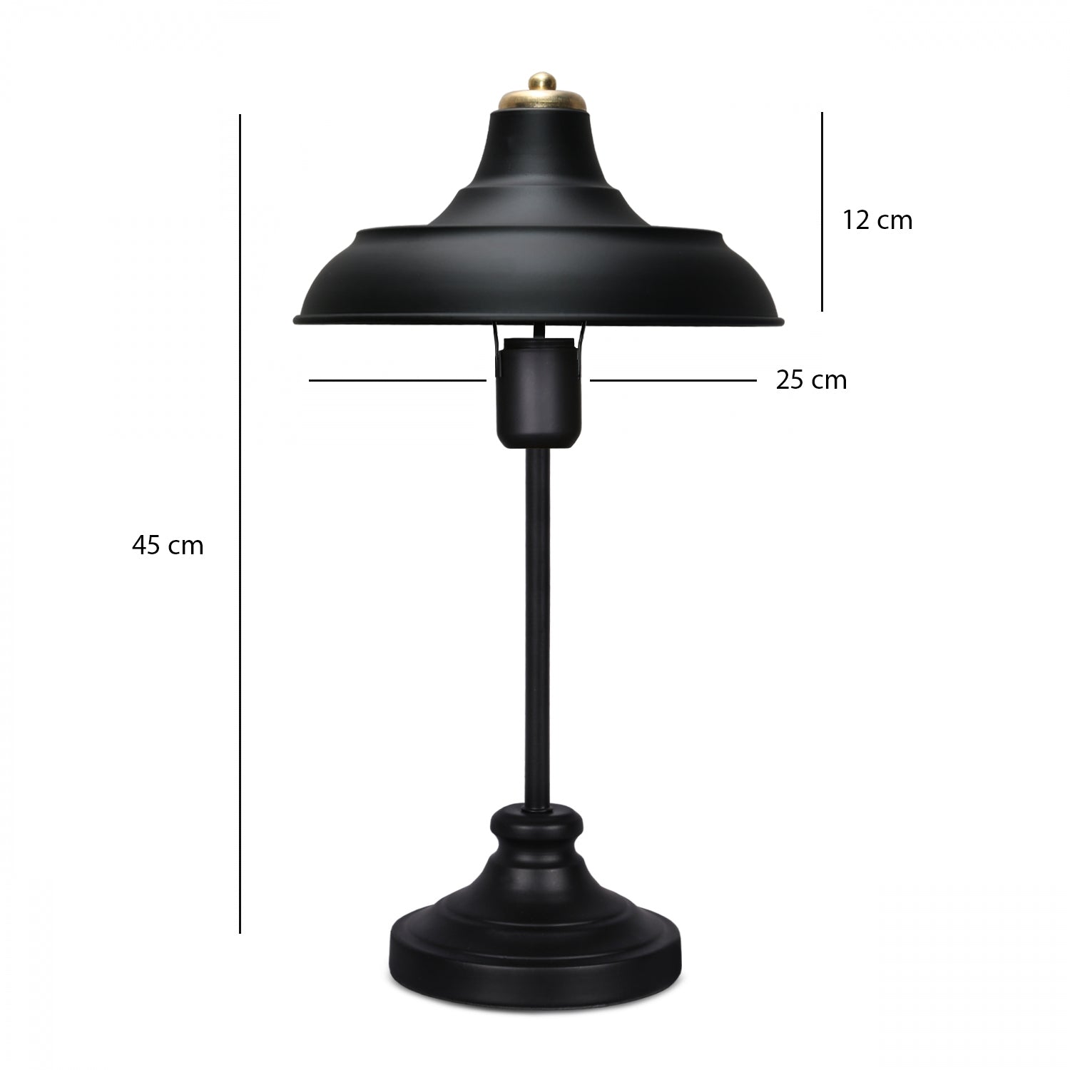 Metal Black Color Table Lamp | ByLamp